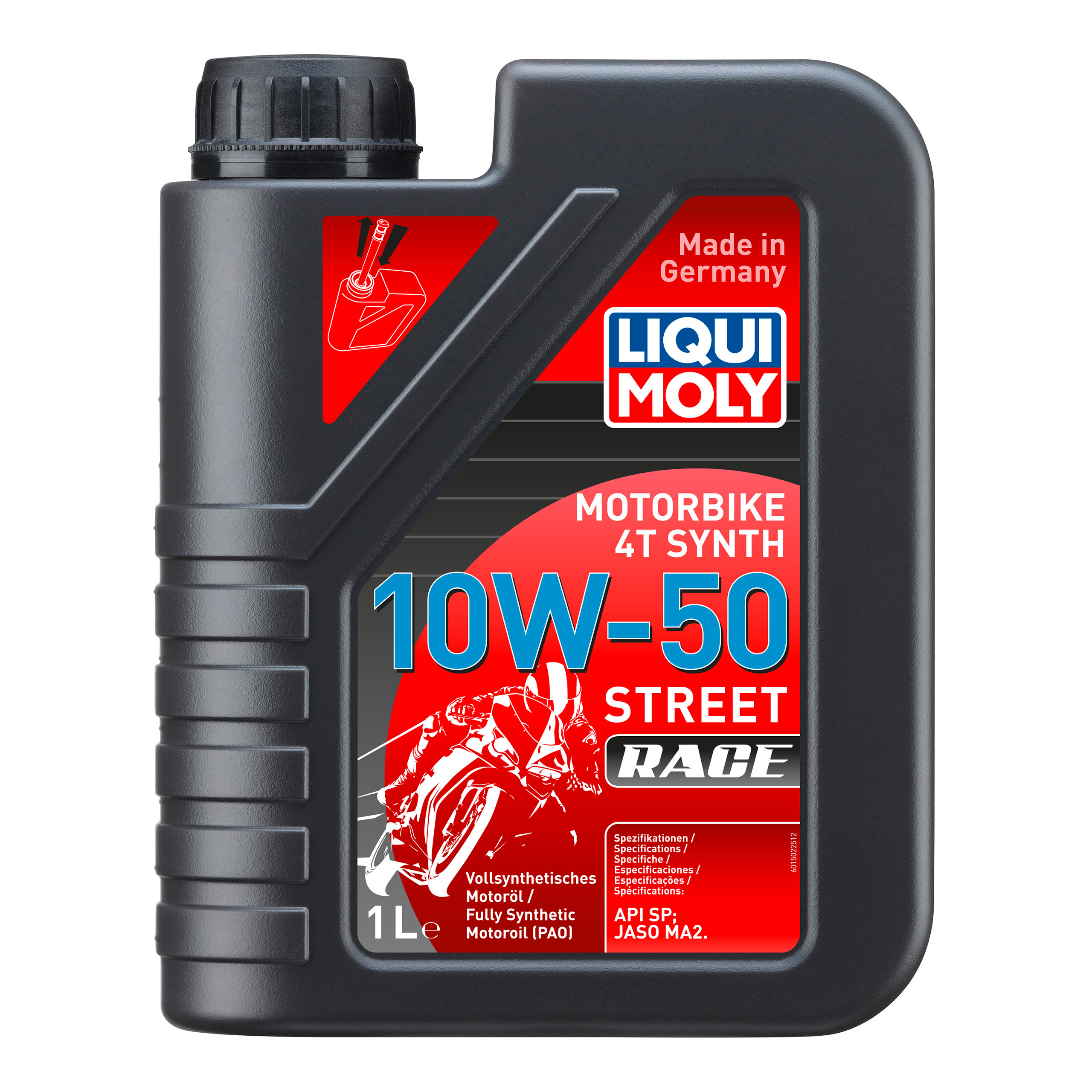 Liqui Moly Motoröl Motorbike 4T 10W-50 Street Race Vollsynthet. 1 Liter - Motorradzubehör - Öle & Schmiermittel