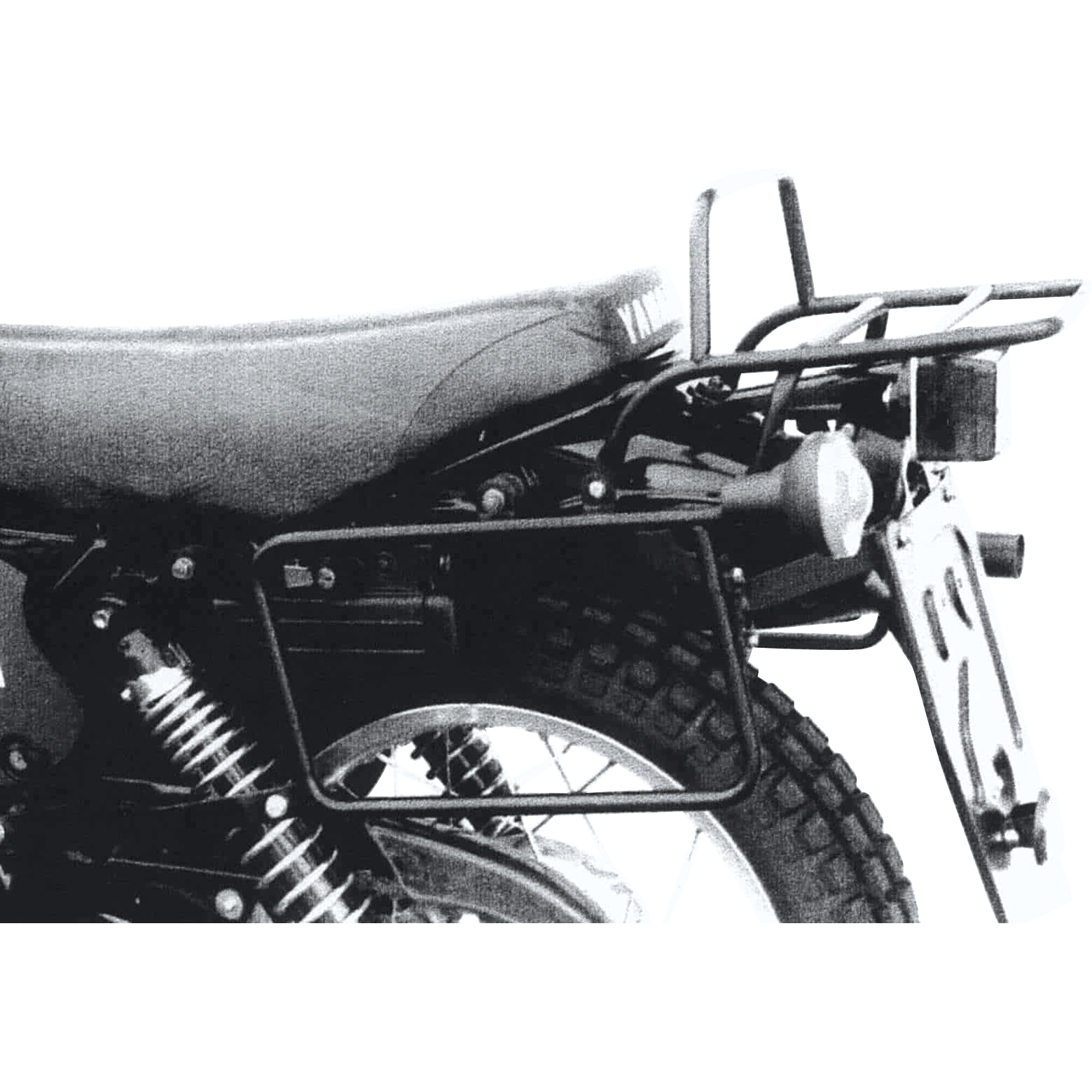 Hepco & Becker Komplett-Kofferträger schwarz für Yamaha XT 500 1986-1989 - Motorradzubehör - Motorradgepäck