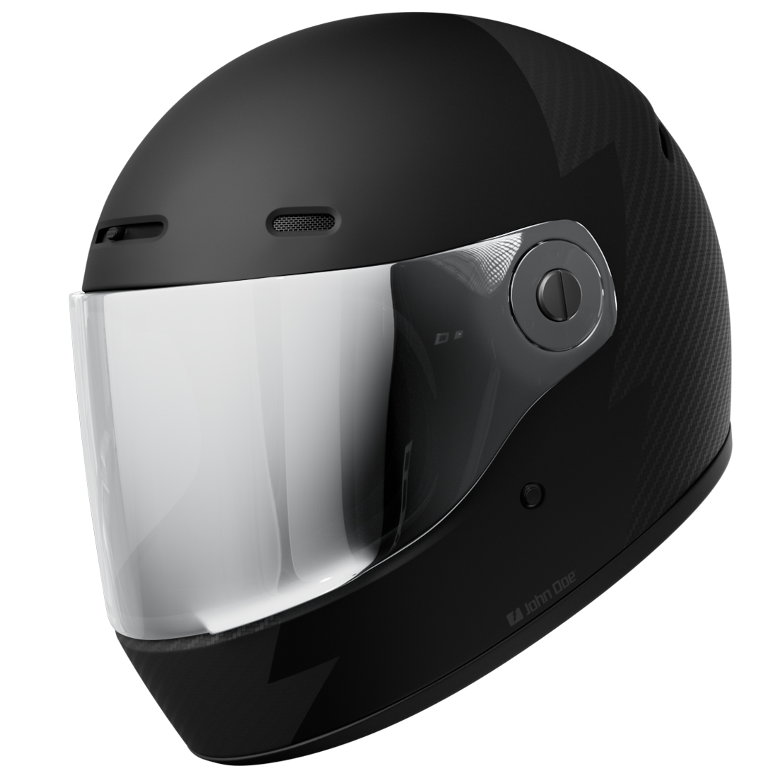 John Doe JD/ONE Helmet Carbon Signature Frozen Black/Carbon
