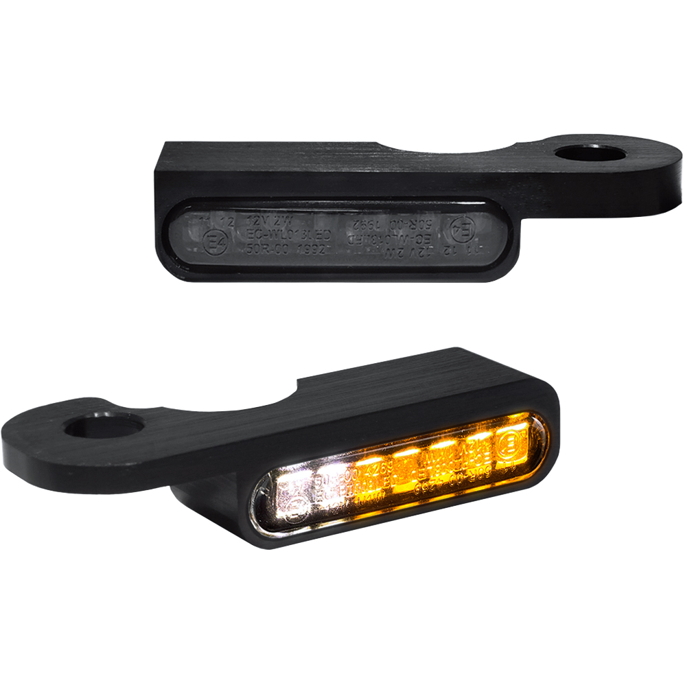 HeinzBikes LED Alu Blinker/Positionspaar schwarz für Touring 2021- - Motorradteile & Ersatzteile - Beleuchtung