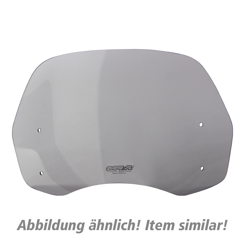 MRA parabrezza Street ST 220x370mm senza kit montaggio nero