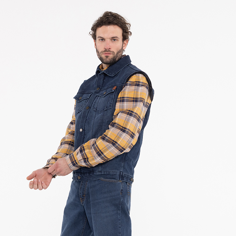 John Doe-Trucker Jeansweste indigo M-0001071005062009