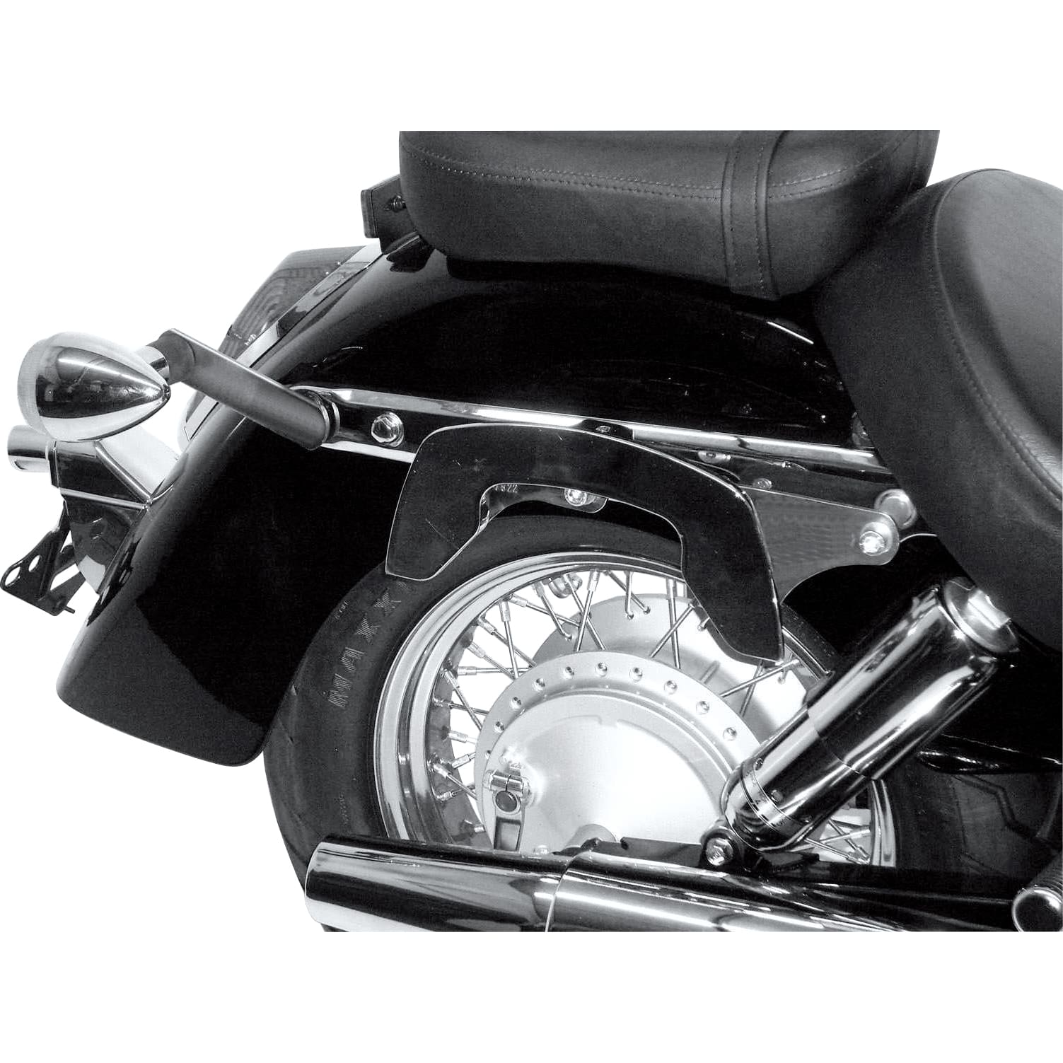 Hepco & Becker C-Bow Seitentaschenhalter chrom für VT 750 Shadow 2004-2007 - Motorradzubehör - Motorradgepäck