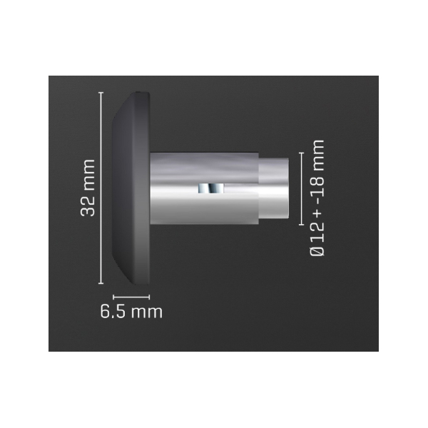 ABM shortCap Lenkerendenpaar schwarz - Motorradteile & Ersatzteile - Lenker, Griffe & Hebel