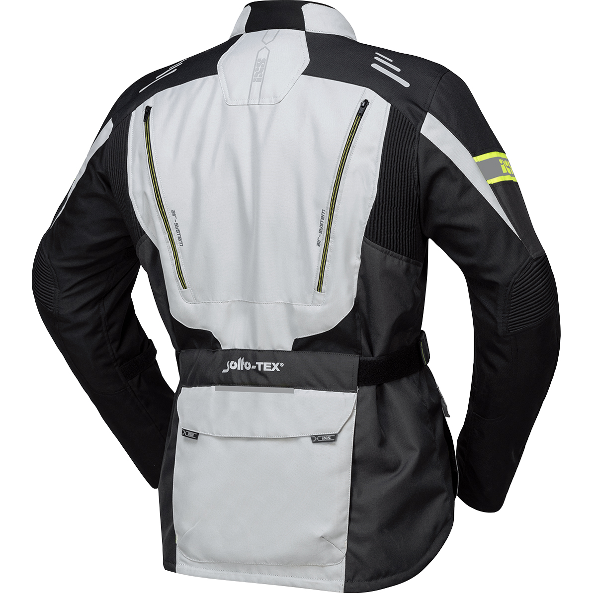 IXS-Lorin-ST Textiljacke grau/schwarz-neongelb 4XL-2016431999009014