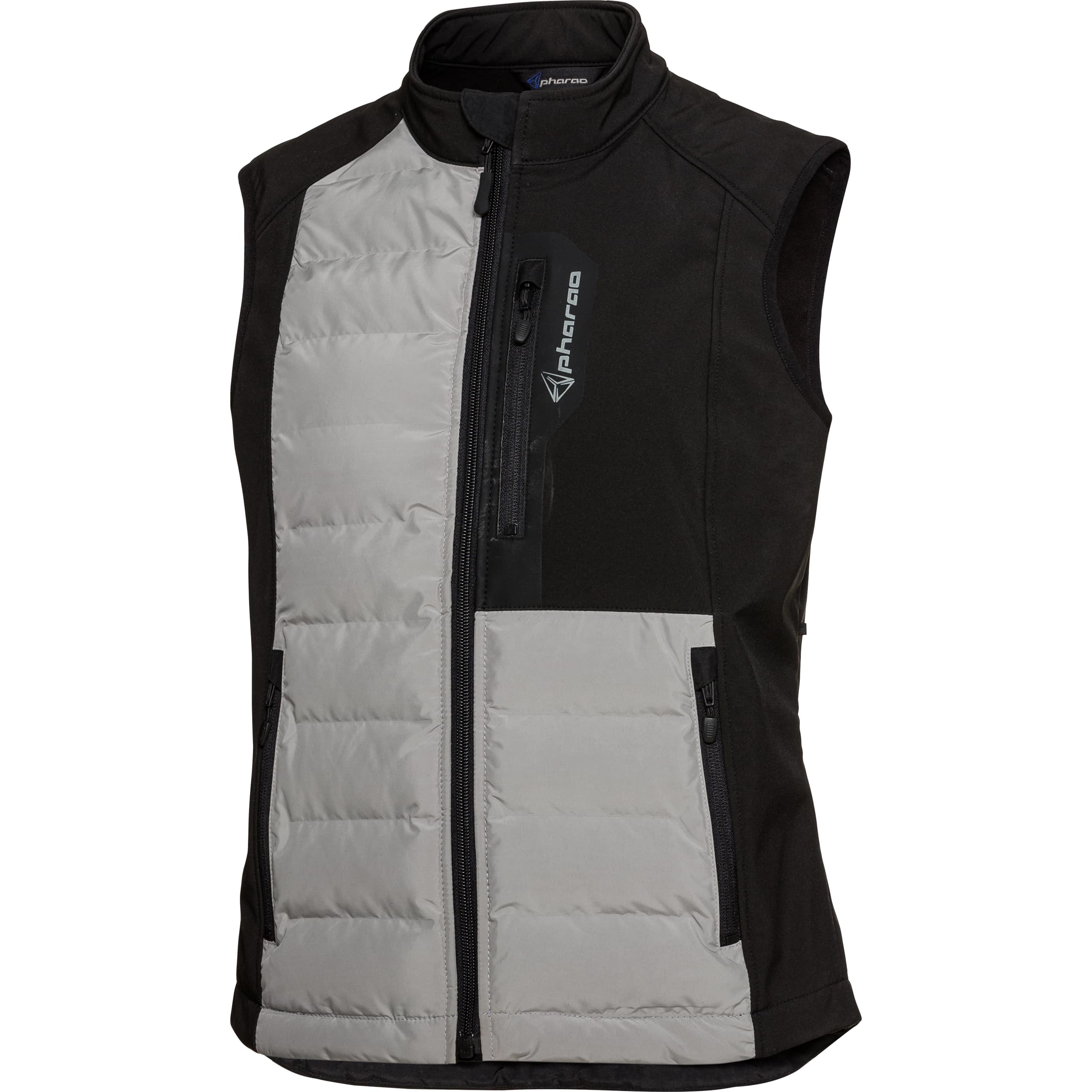 Pharao Tajo Damen Softshellweste schwarz/grau XS - Motorradbekleidung - Motorradjacken