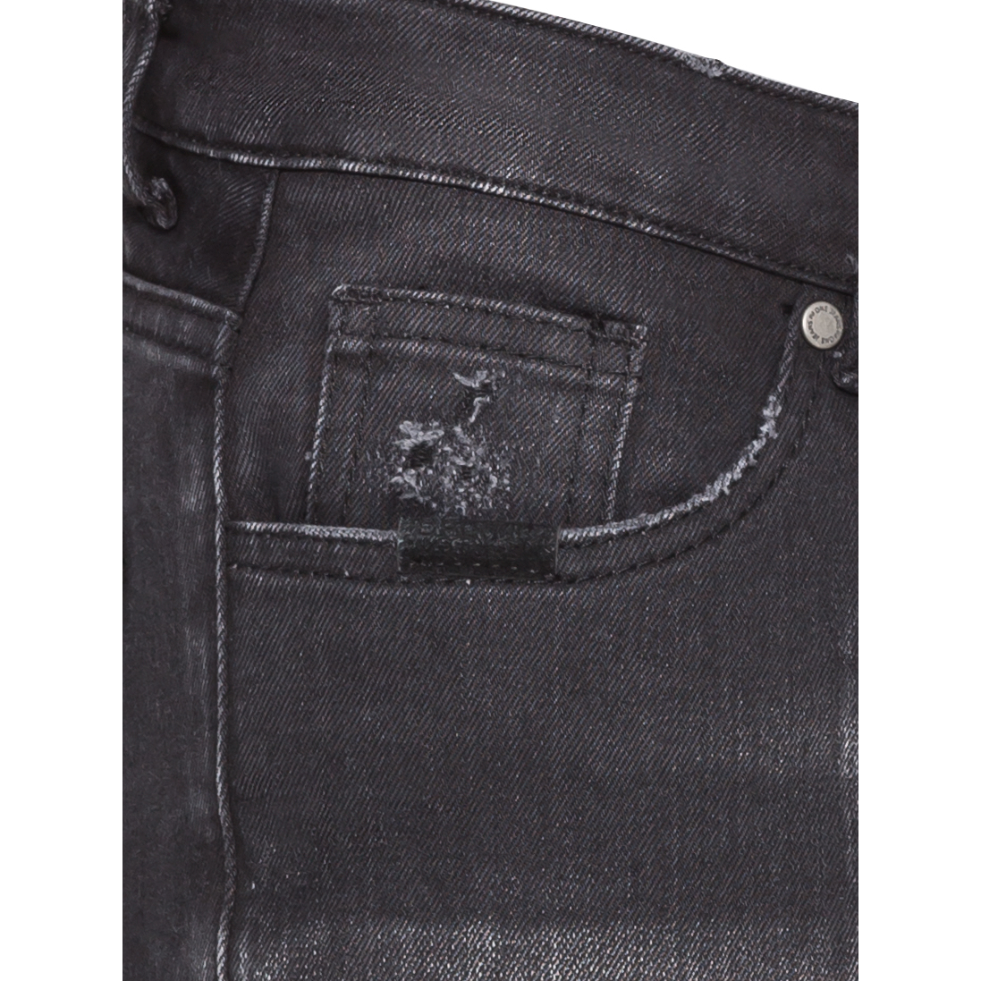 Spirit Motors-Slim Mid Miley Damen Jeans schwarz 36/32-2100221999001243