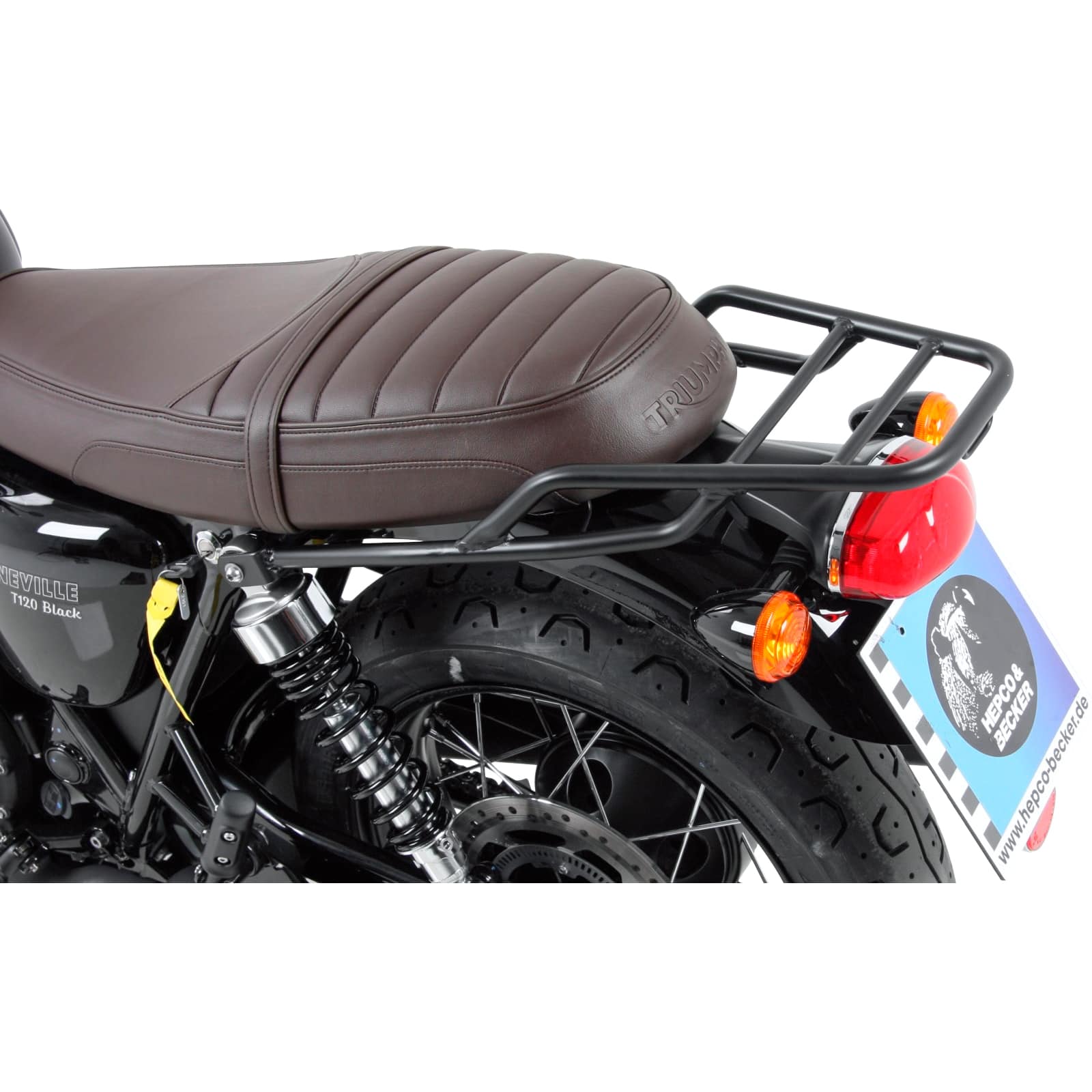 Hepco & Becker Rohrgepäckbrücke schwarz für Triumph Bonneville T100 2017- - Motorradzubehör - Motorradgepäck