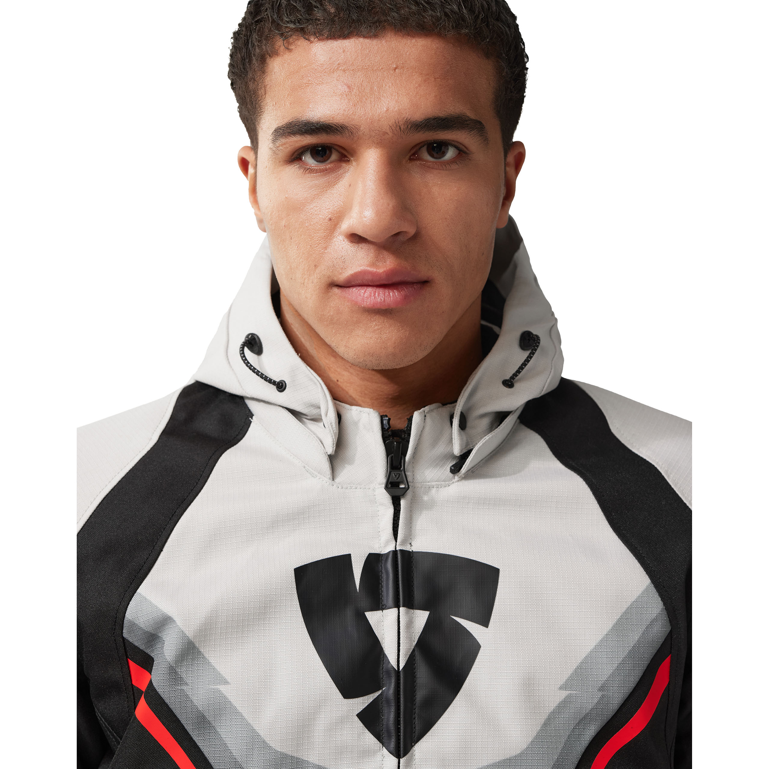 REV'IT!-Quantum 3 H2O Textiljacke schwarz/hellgrau S-0000789999081008