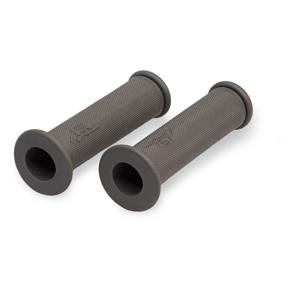 LSL Lenkergriffgummipaar 22mm Sport 120mm weich grau - Motorradteile & Ersatzteile - Lenker, Griffe & Hebel