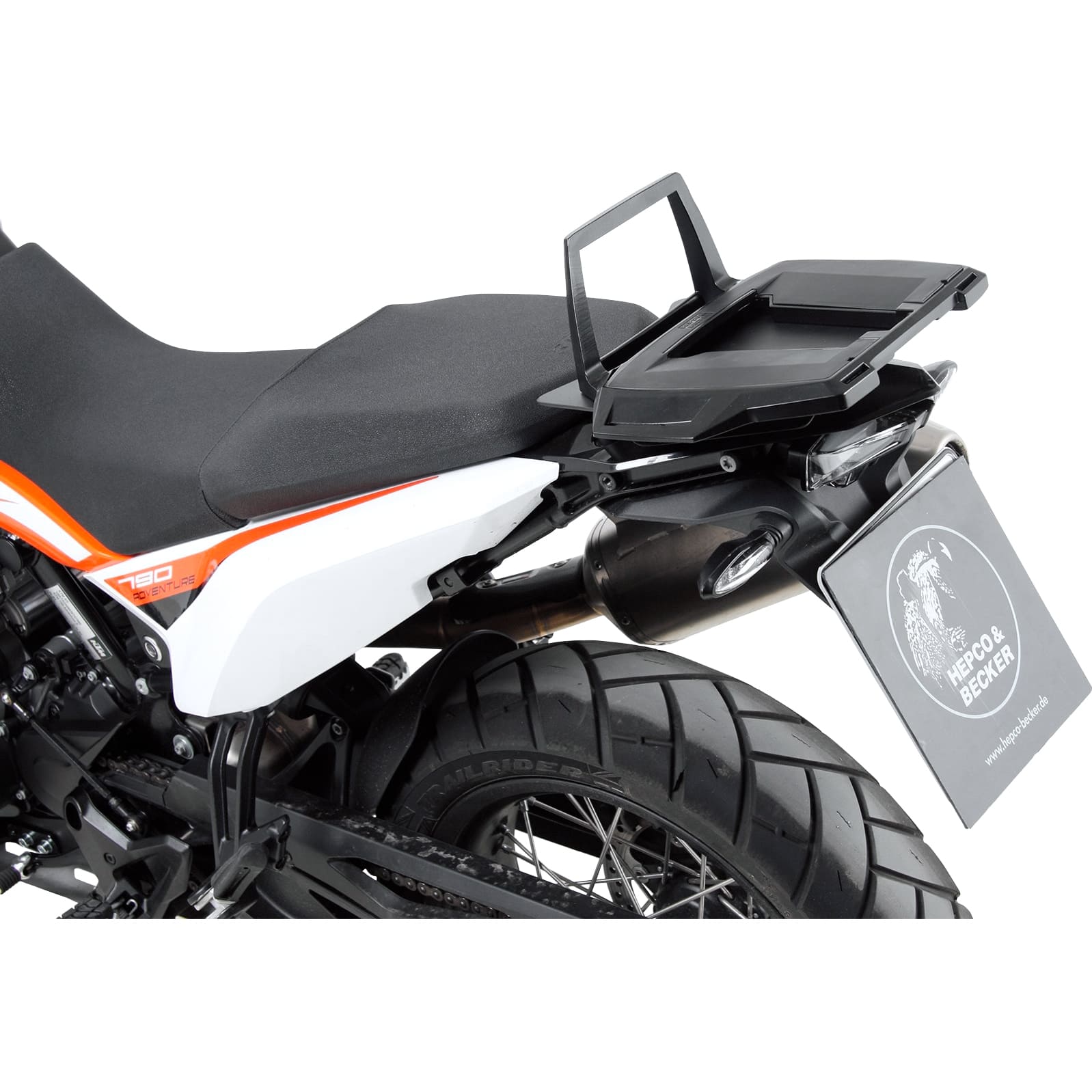 Hepco & Becker Alurack Gepäckbrücke schwarz für KTM 790 Adventure R - Motorradzubehör - Motorradgepäck