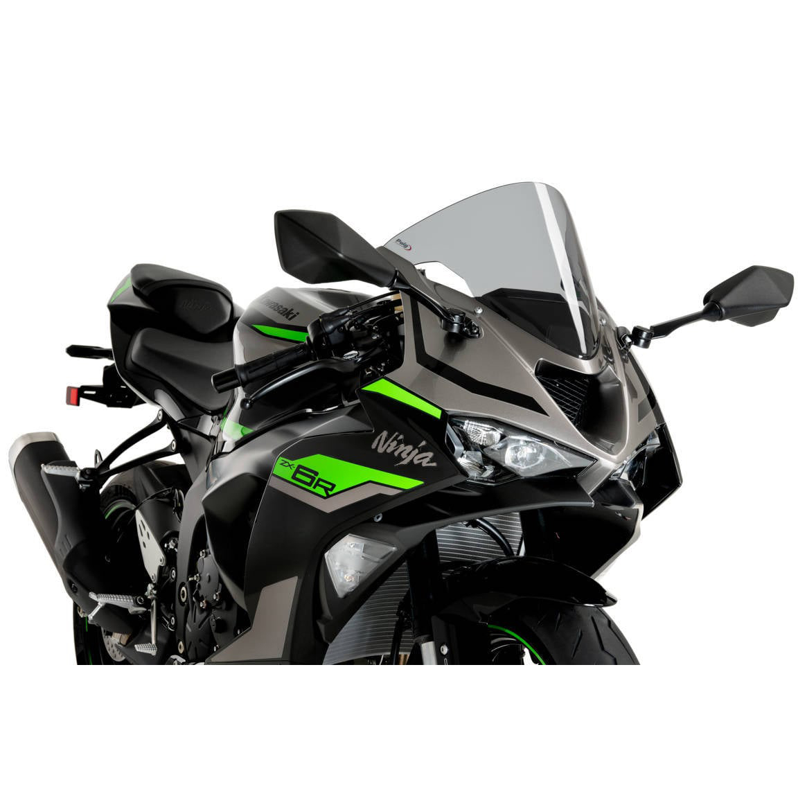 Puig R-Racer Scheibe getönt für Kawasaki ZX-6 R 2024- - Motorradteile & Ersatzteile - Verkleidungen & Abdeckungen