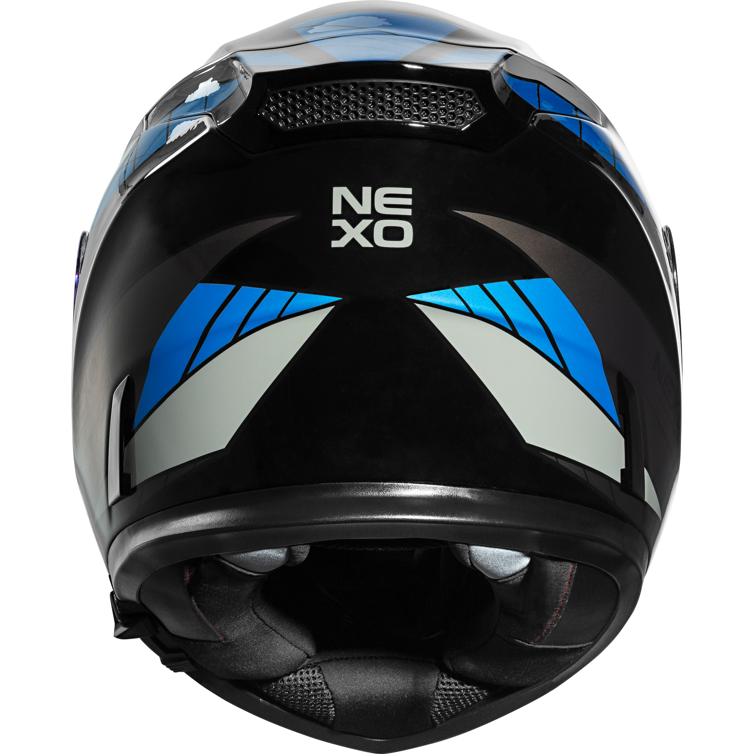 Nexo-Integralhelm Fiberglas Sport III Blau Dekor L-4603691999032010