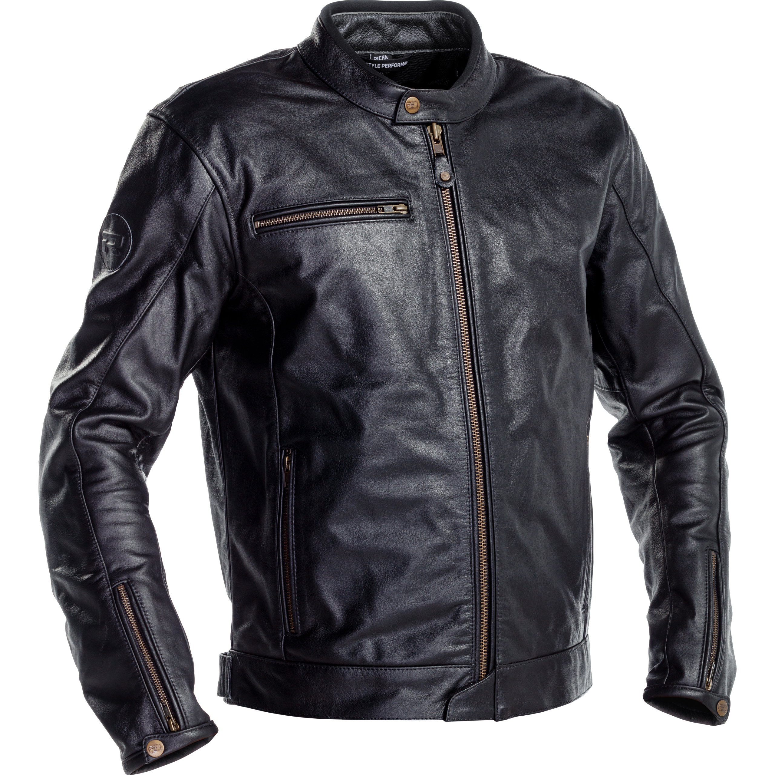 Richa-Normandie Lederjacke schwarz 60-1006361999001311
