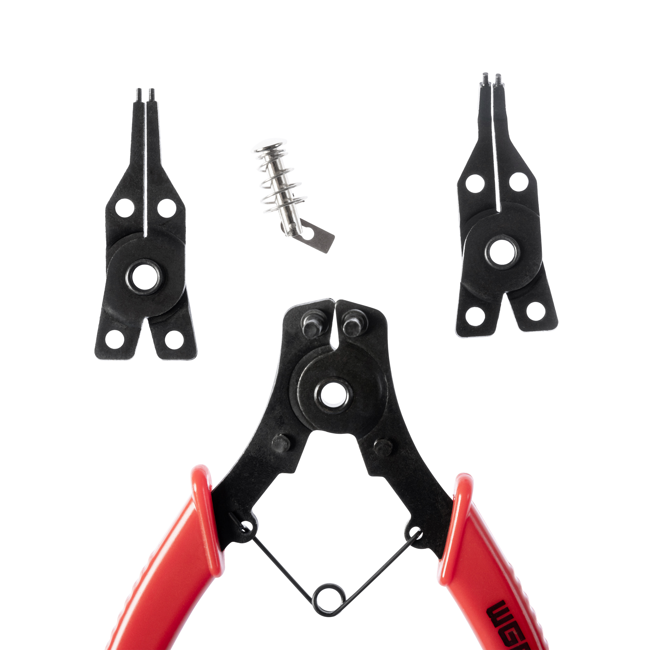 WGB-Sprengringzange mit auswechselbaren Köpfen 160 mm 5-teilig-5753001001000121