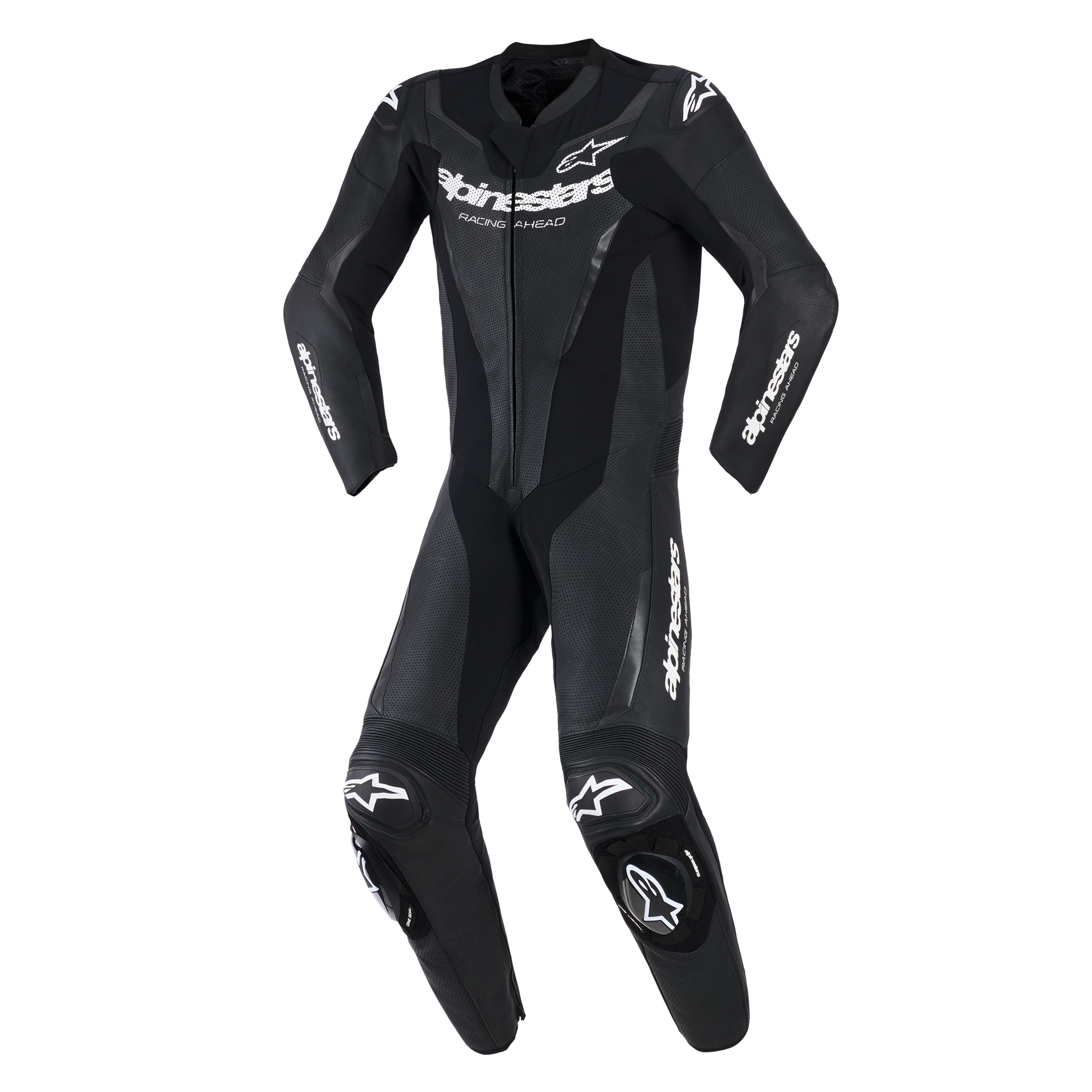 Alpinestars GP Force V2 Lederkombi 1-tlg. schwarz 48 - Motorradbekleidung - Sport Motorradbekleidung