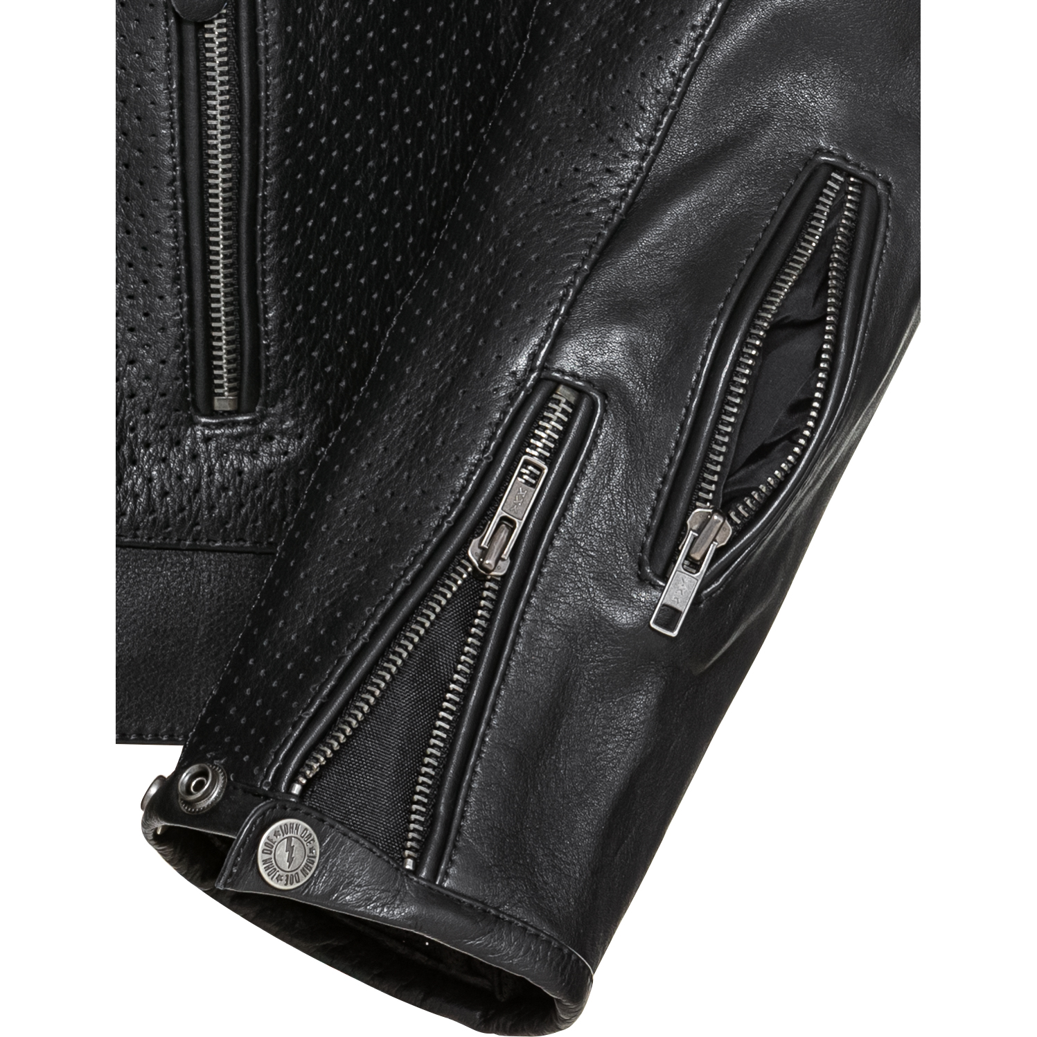 John Doe-Storm Lederjacke schwarz S-1000181999001008