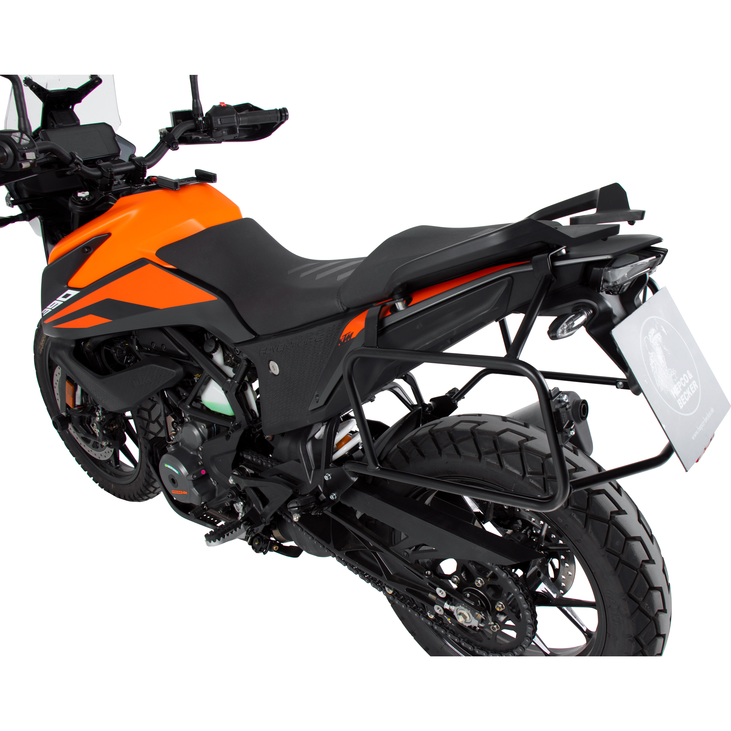 Hepco & Becker Seitenkofferträger schwarz für KTM 390 Adventure 2020-2024 - Motorradzubehör - Motorradgepäck
