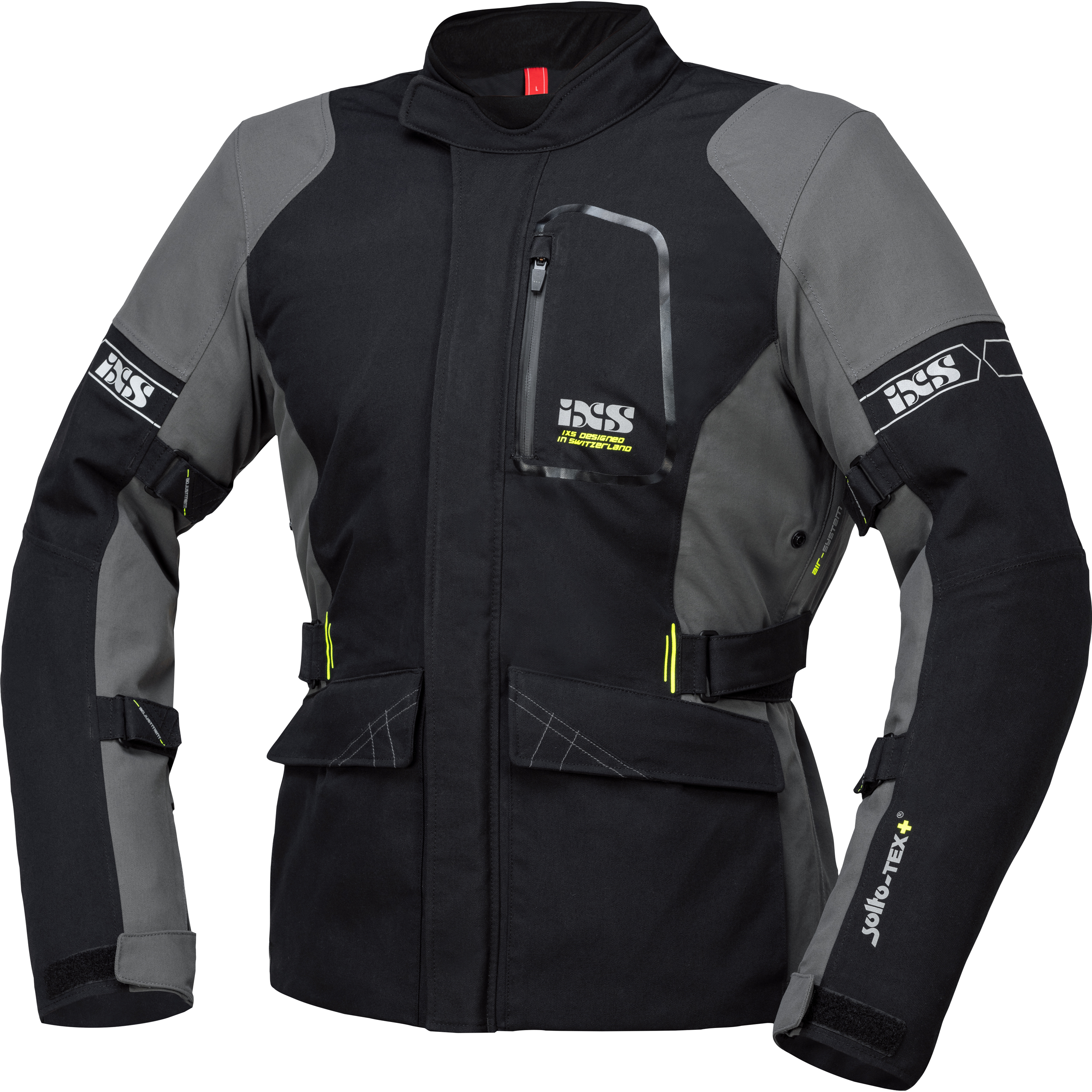 IXS-Laminat-ST-Plus Tour Textiljacke schwarz/grau XL (lang)-2017251999007031