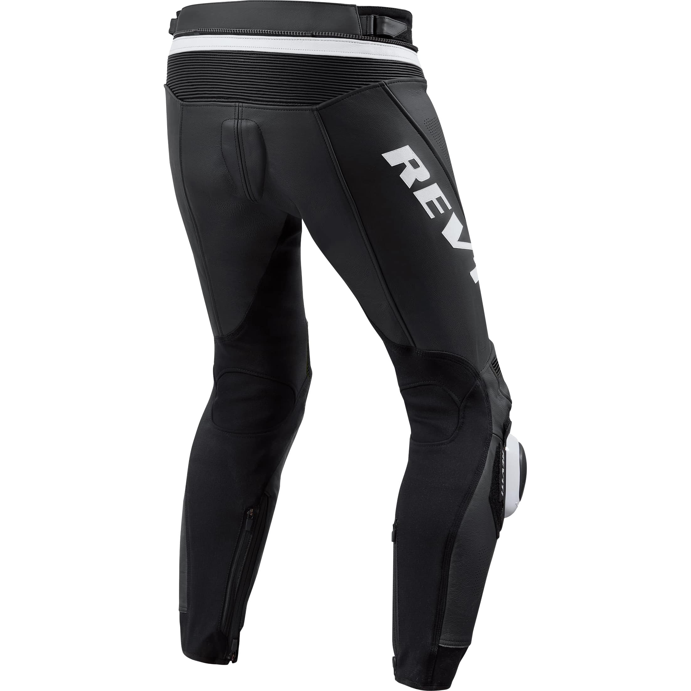 REV'IT!-Apex Lederkombihose schwarz/weiß-1103361999004