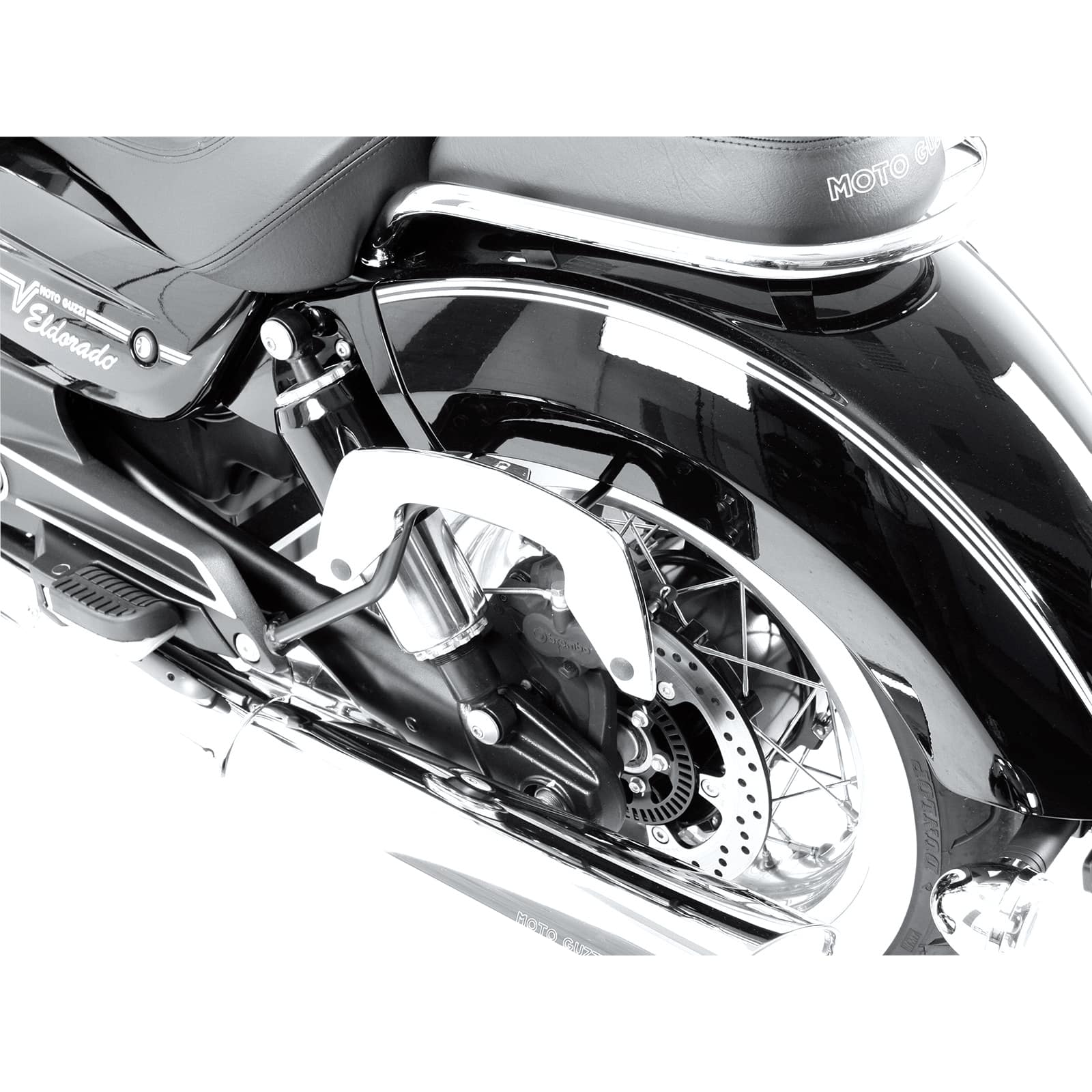 Hepco & Becker C-Bow Seitentaschenhalter chrom für California 1400 Eldorado - Motorradzubehör - Motorradgepäck