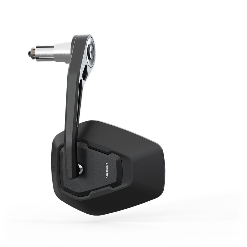 HIGHSIDER pro Lenkerendenspiegel für 12-22mm Esagano-RS EVO schwarz - Motorradteile & Ersatzteile - Motorradspiegel