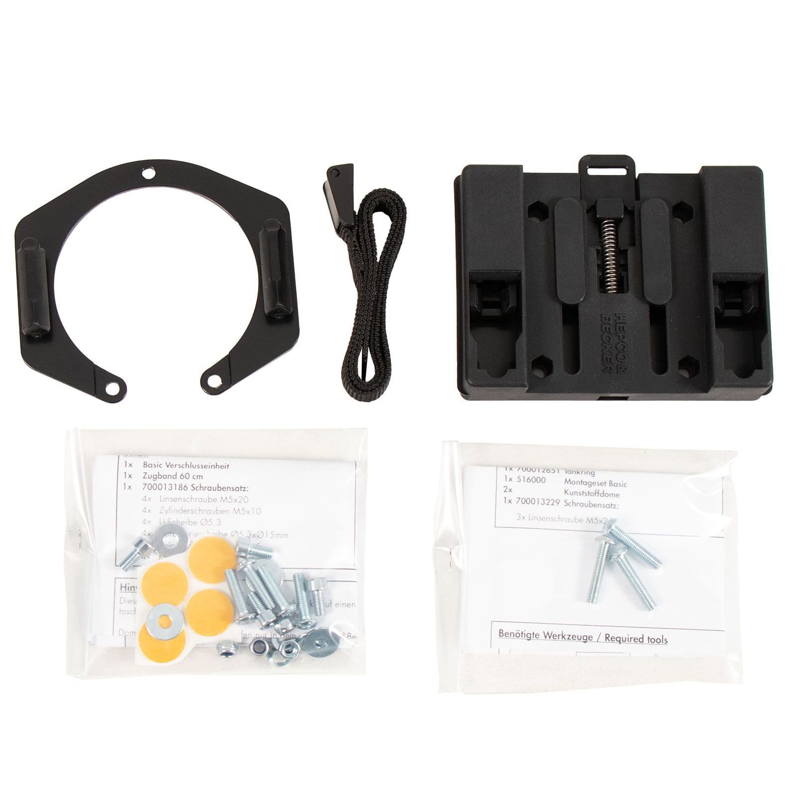 Hepco & Becker Lock-it Tankring Basic für KTM Duke 125 2017-2023 - Motorradzubehör - Motorradgepäck