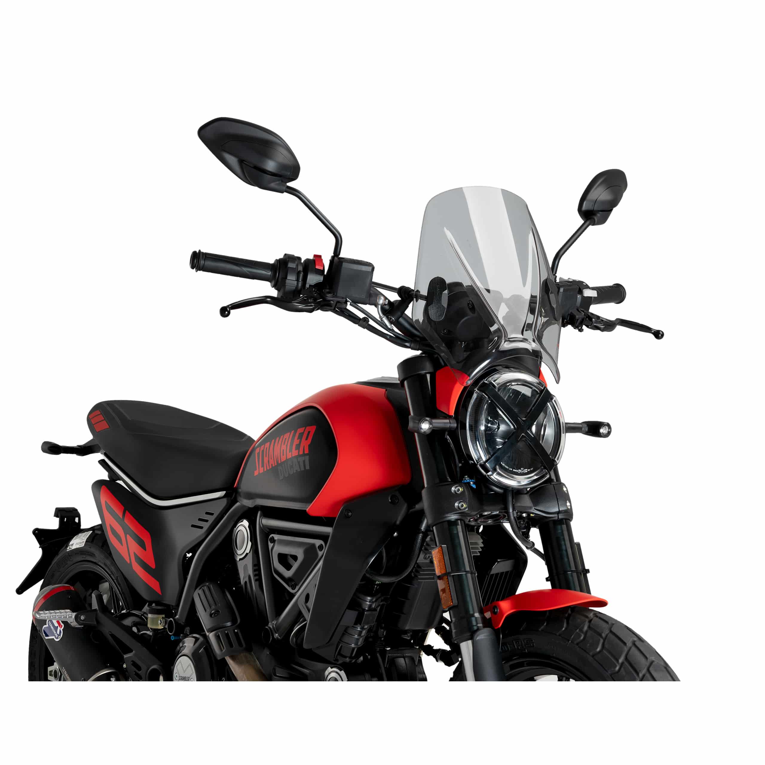 Puig Windschutzscheibe Mito 320x285x3mm getönt - Motorradteile & Ersatzteile - Anbauteile