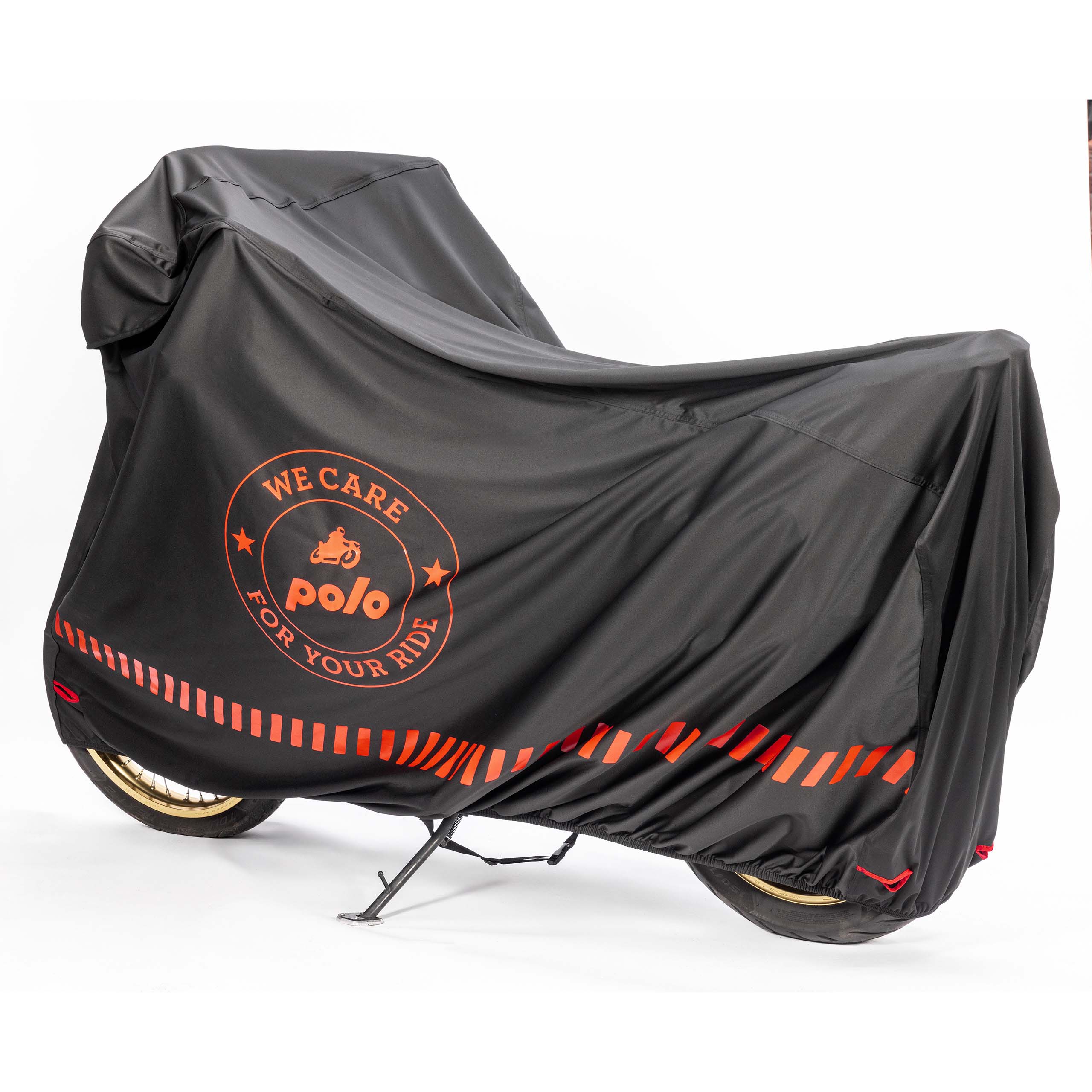POLO Outdoor Stretch Abdeckplane schwarz M - Motorradzubehör - Reisen & Outdoor
