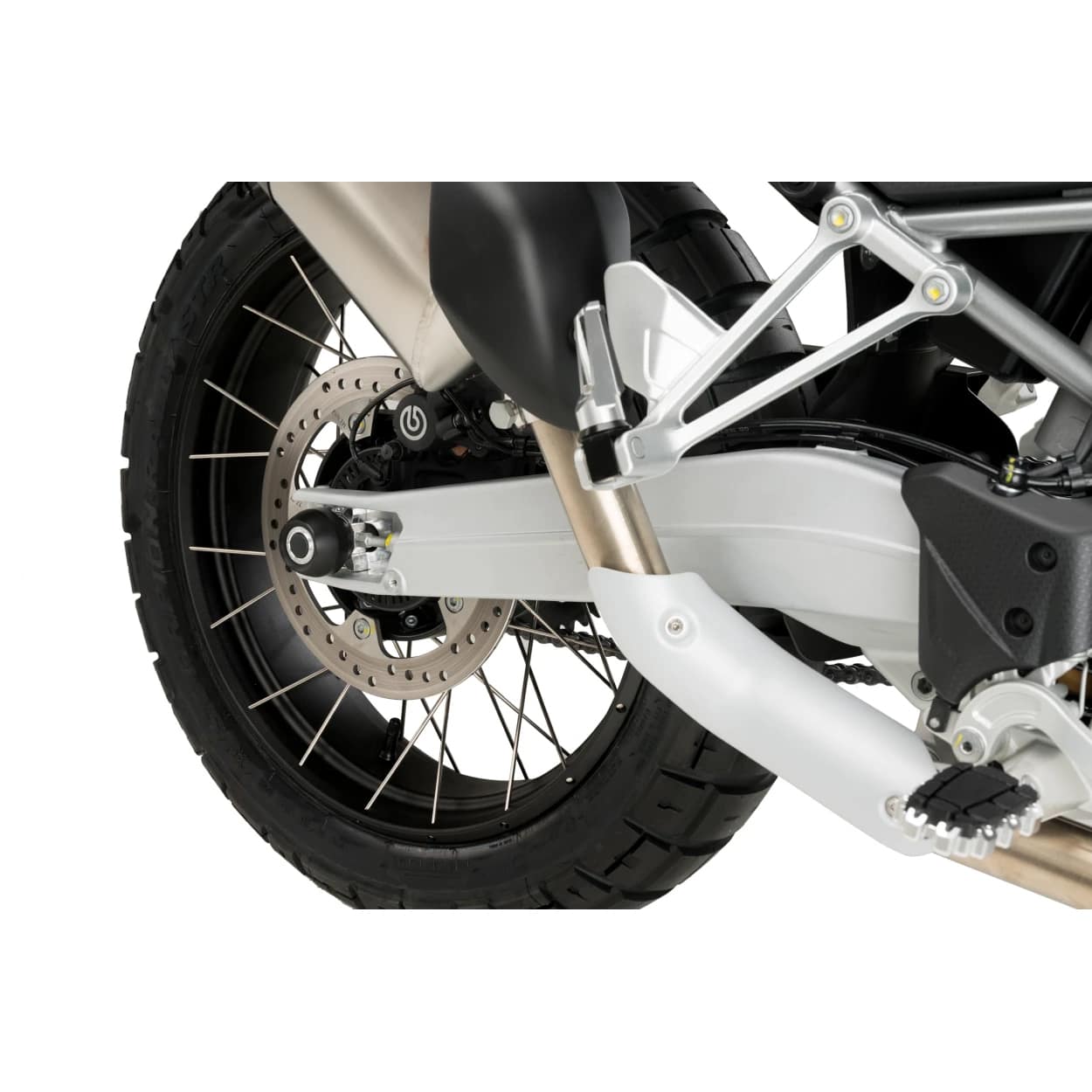 Puig Sturzpads Achse hinten 21244N für Aprilia Tuareg