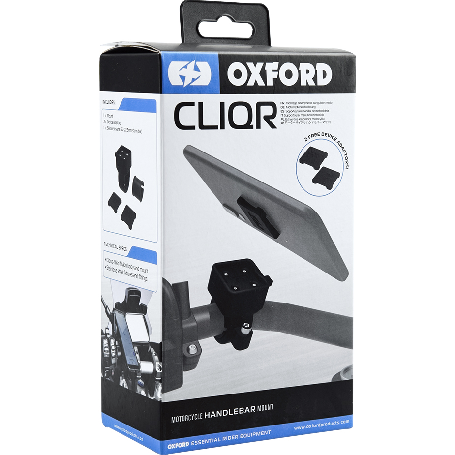 Oxford-CliqR OX850 Smartphone-Lenkerhalter 22/25,4mm-5736061181010230