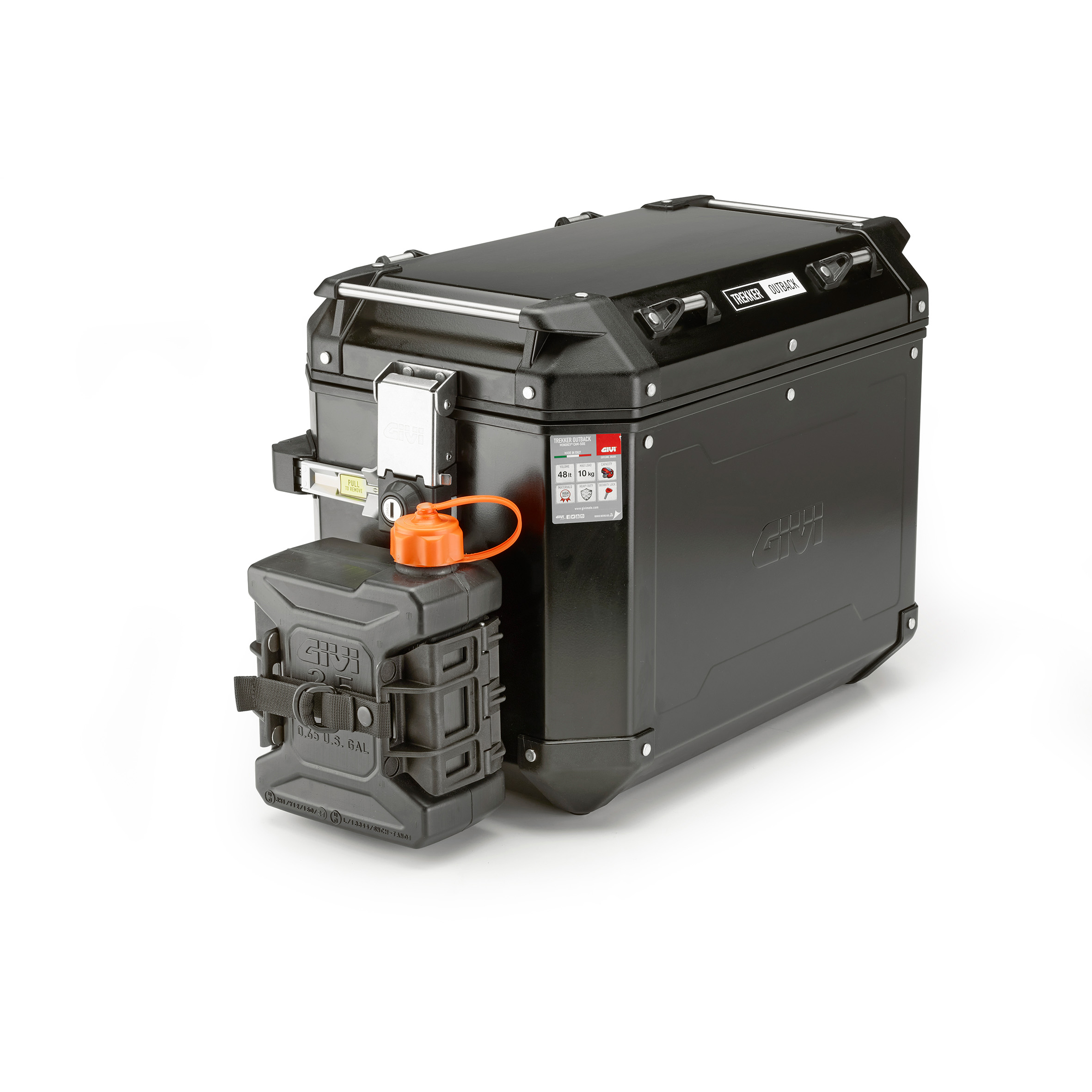 Givi-Kanisterhalter E205 für Ersatzkanister TAN01 an Alu-Koffer-0001458189000000
