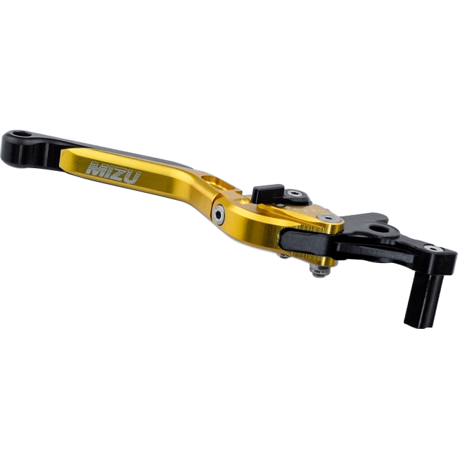 Mizu Bremshebel einstellbar/klappbar GP Alu APR1 gold - Motorradteile & Ersatzteile - Lenker, Griffe & Hebel