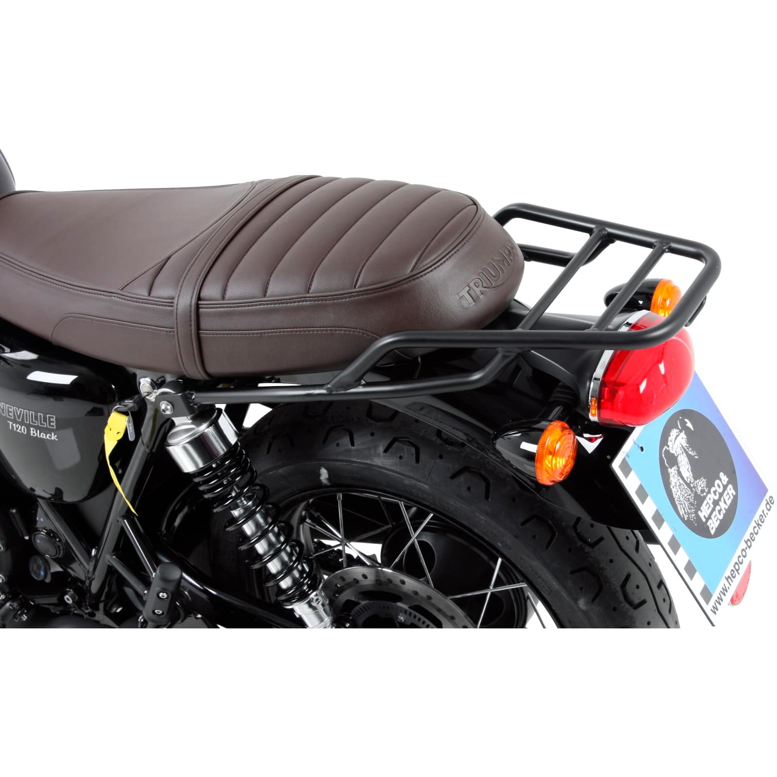Hepco & Becker Gepäckbrücke Rohr schwarz für Triumph Bonneville T120 - Motorradzubehör - Motorradgepäck
