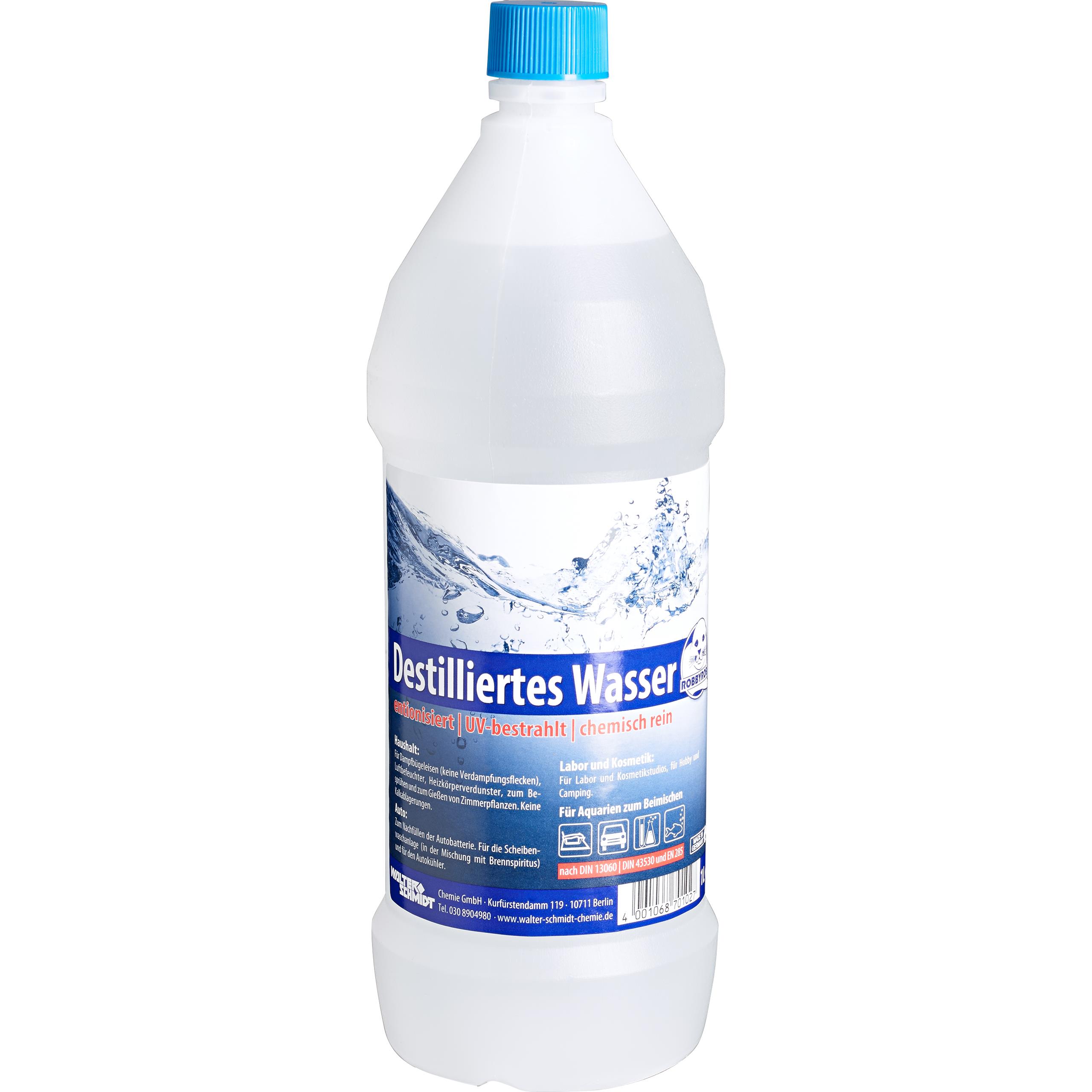 Chemie Wocklum Destilliertes Wasser 1000 ml - Motorradteile & Ersatzteile - Batterien