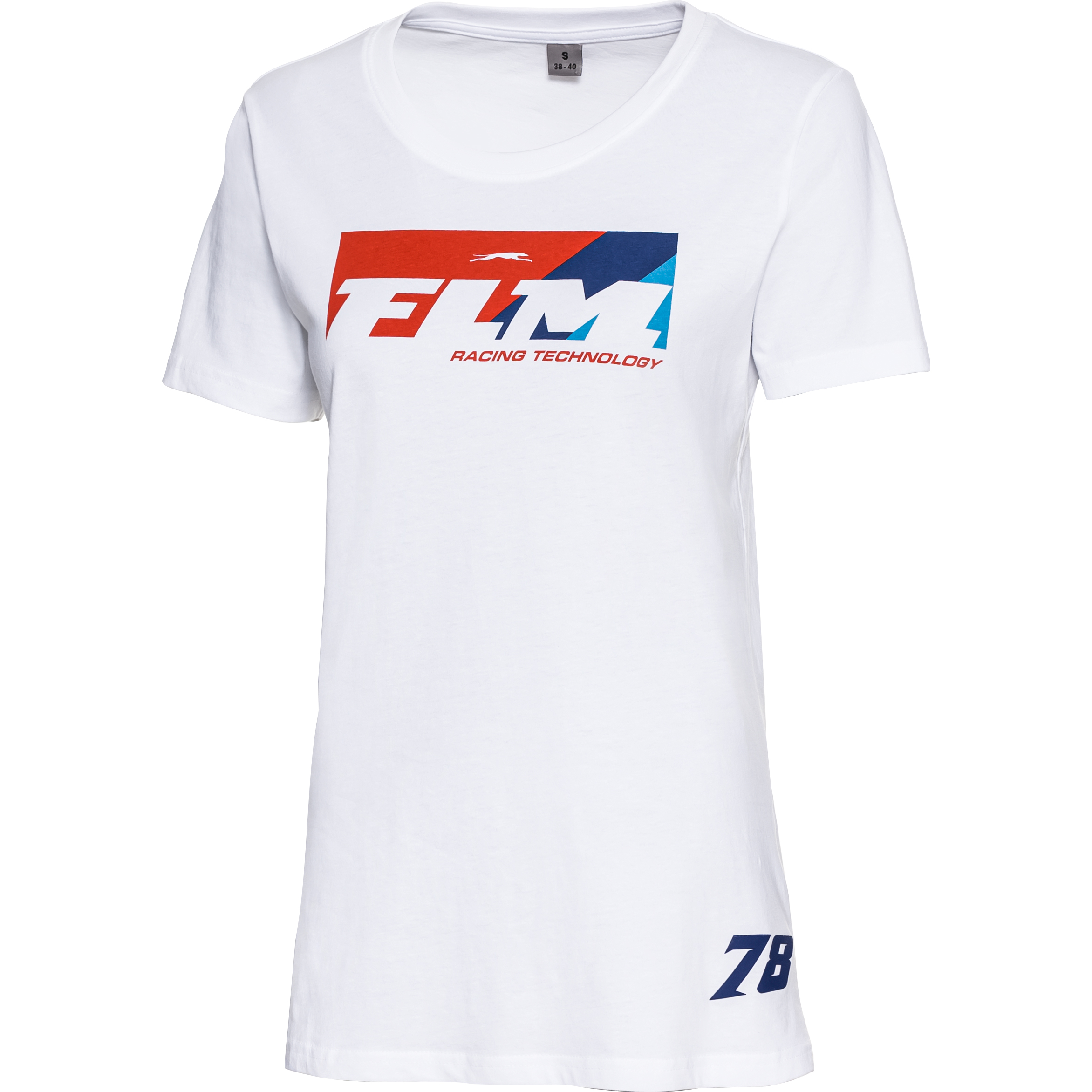 FLM Damen T-Shirt Ana weiß M - Motorradbekleidung - Motorradbekleidung Damen