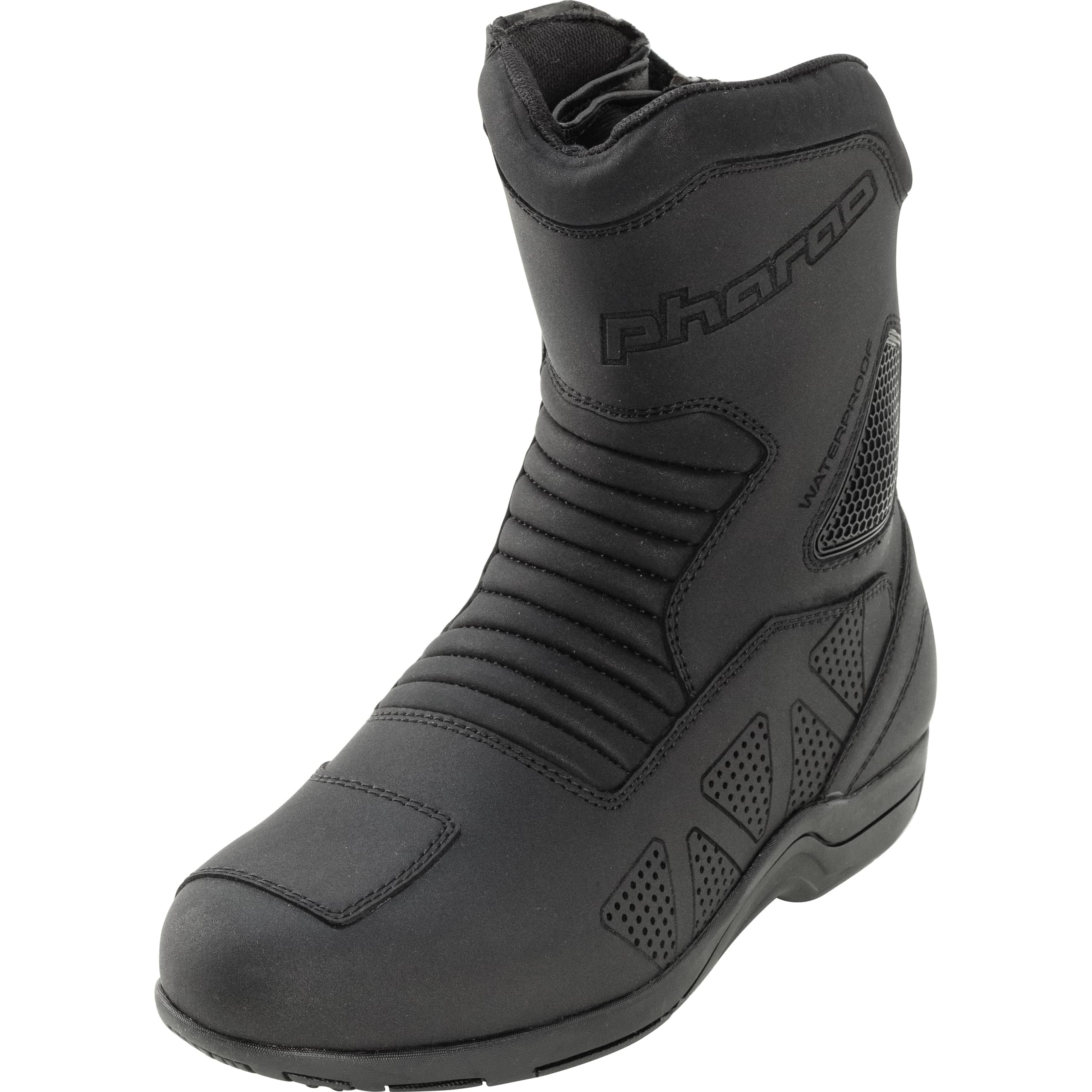 Pharao-Kenai WP Motorradstiefel kurz schwarz-3006511999001