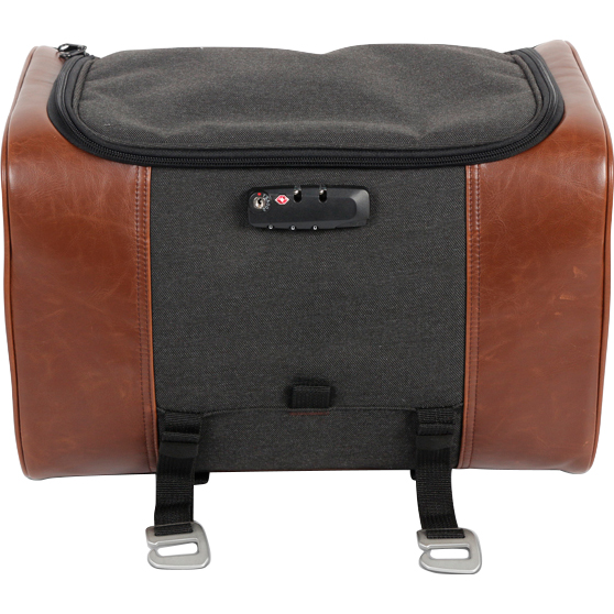 Shad-Hecktasche Cafe Racer SR28 27 Liter schwarz/braun-5733831212000020