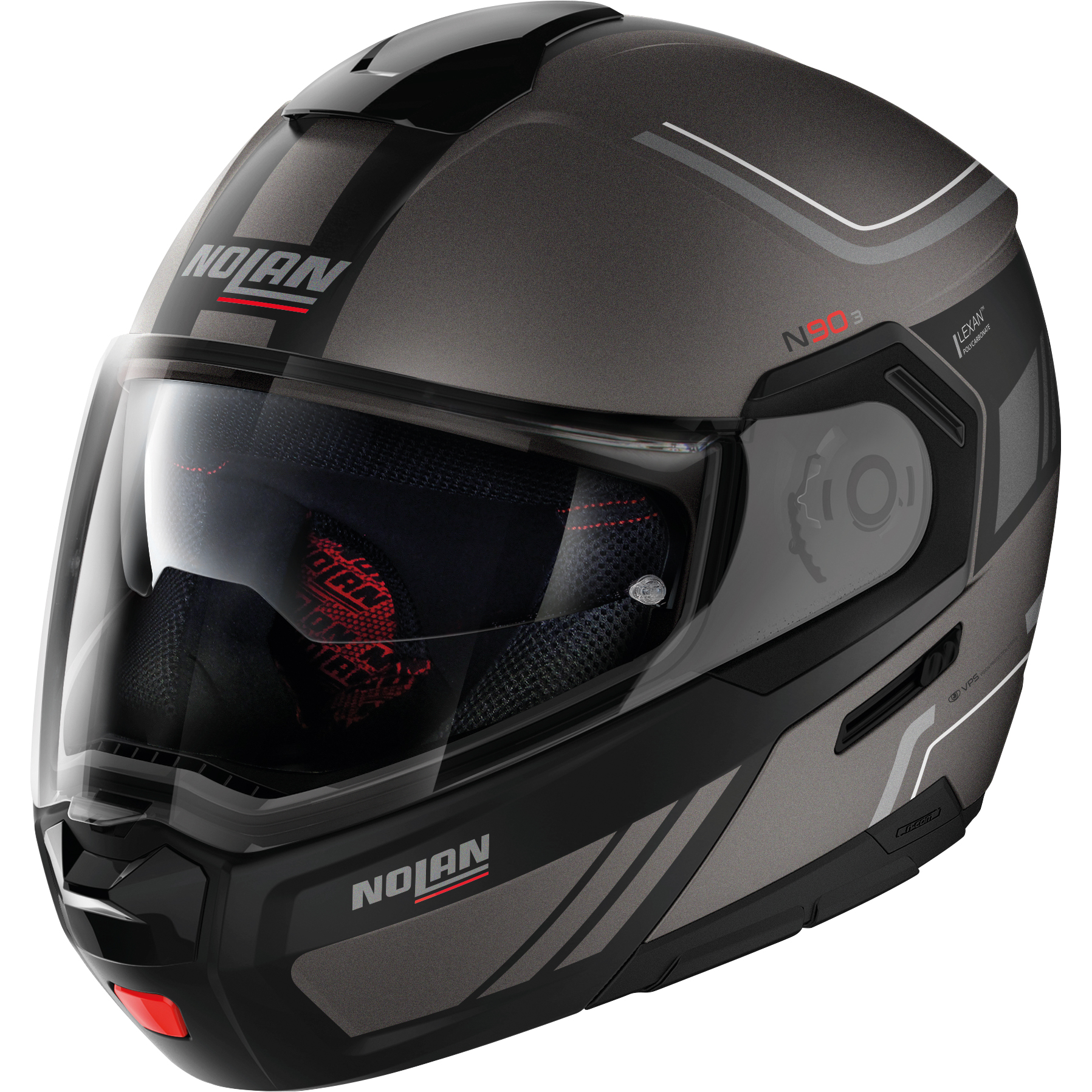 Nolan N90-3 n-com Voyager Black/Silver #16 XS - Touring - Helme & Brillen