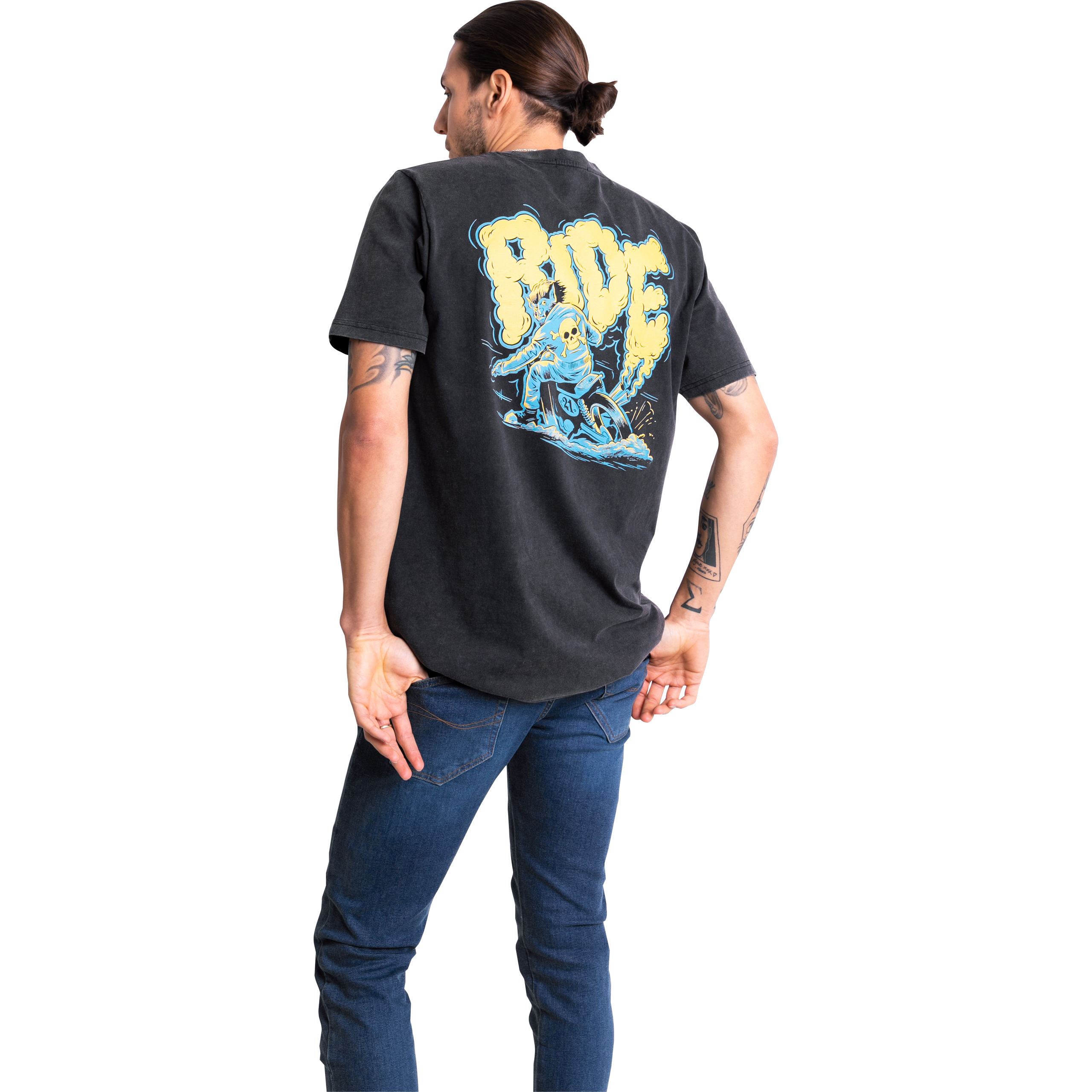 John Doe-T-Shirt Wolf Fade Out schwarz 3XL-8021281999001013