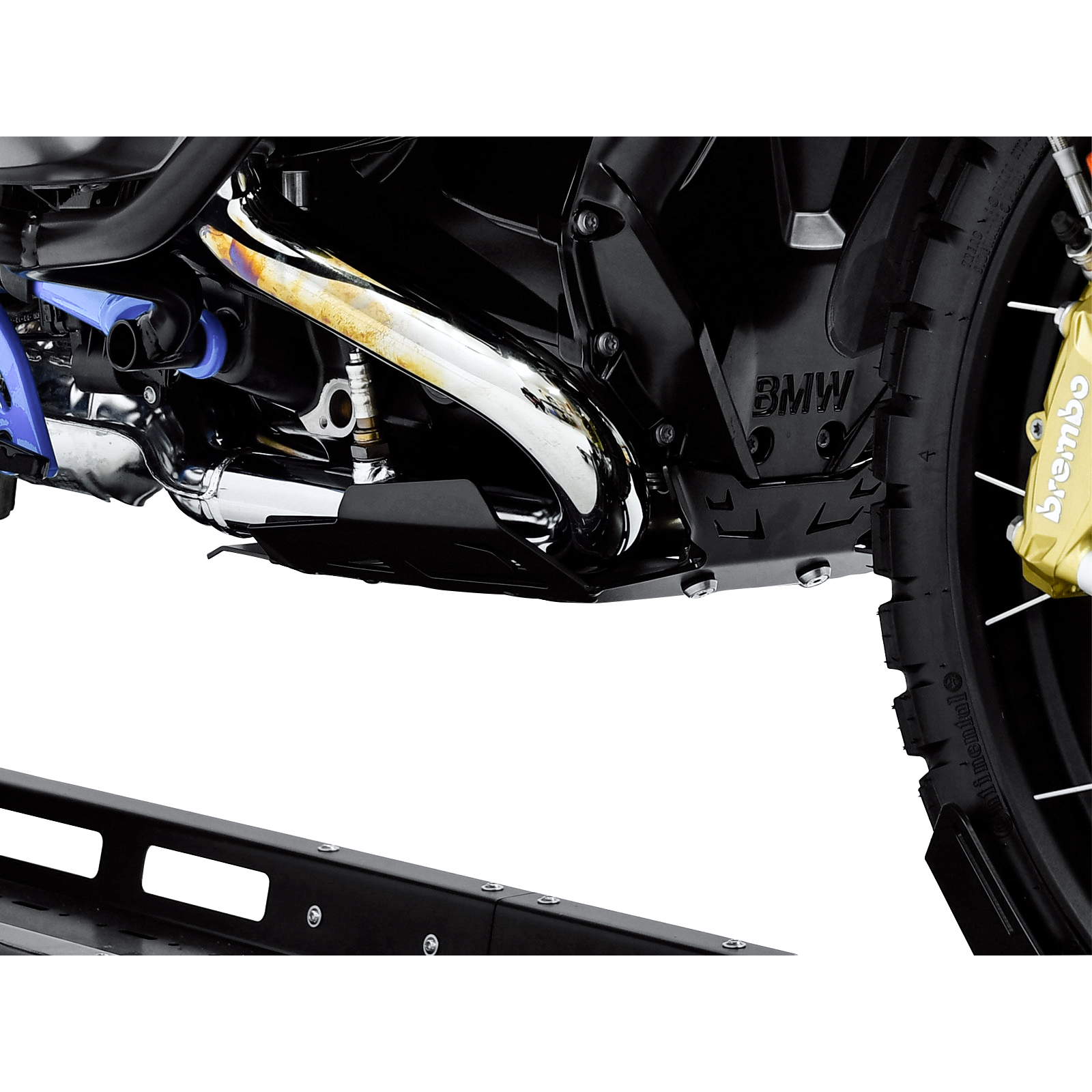Zieger Motorschutz Alu schwarz für BMW R 1200 GS LC /Rallye - Motorradteile & Ersatzteile - Verkleidungen & Abdeckungen