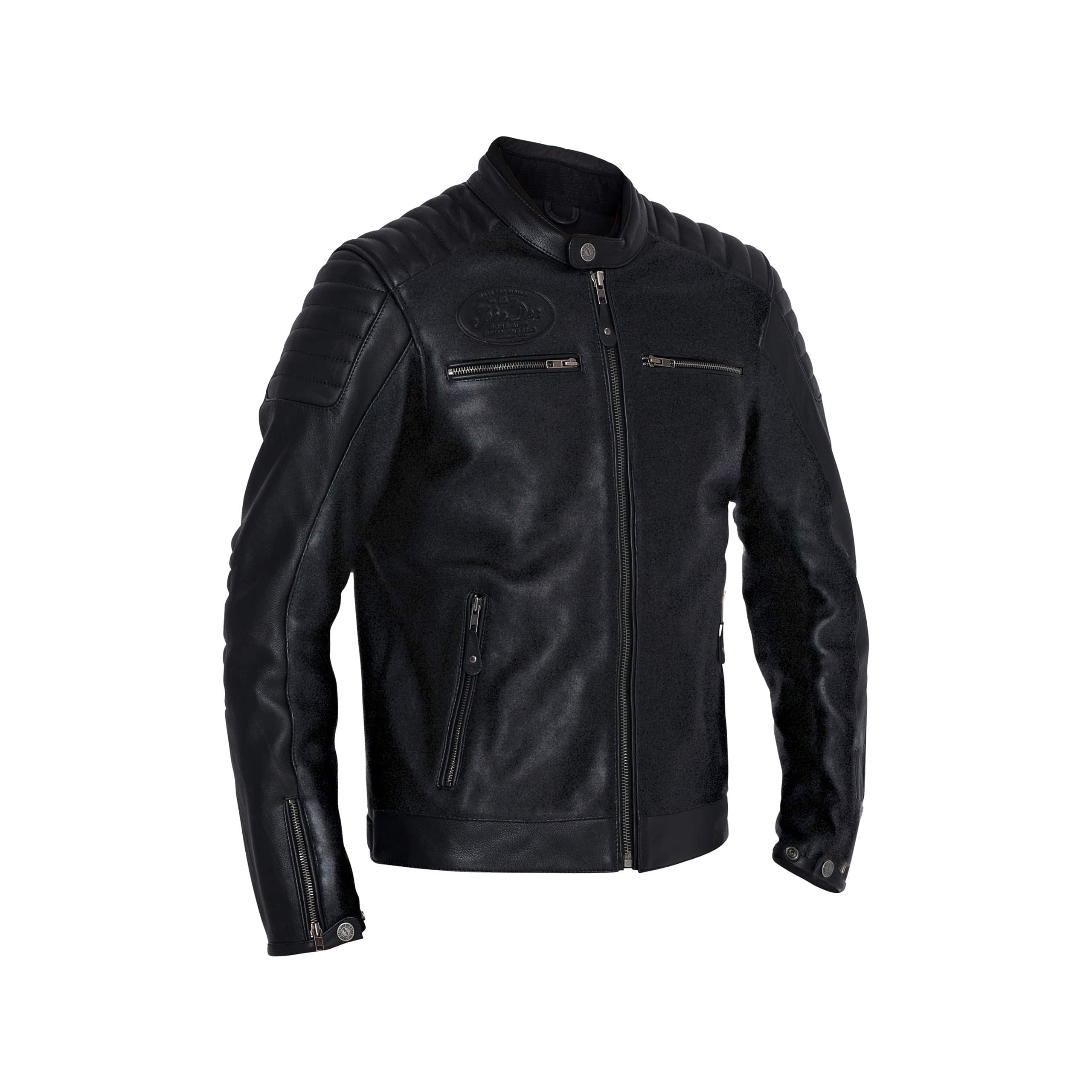 John Doe-Dexter Lederjacke schwarz-0000457005001