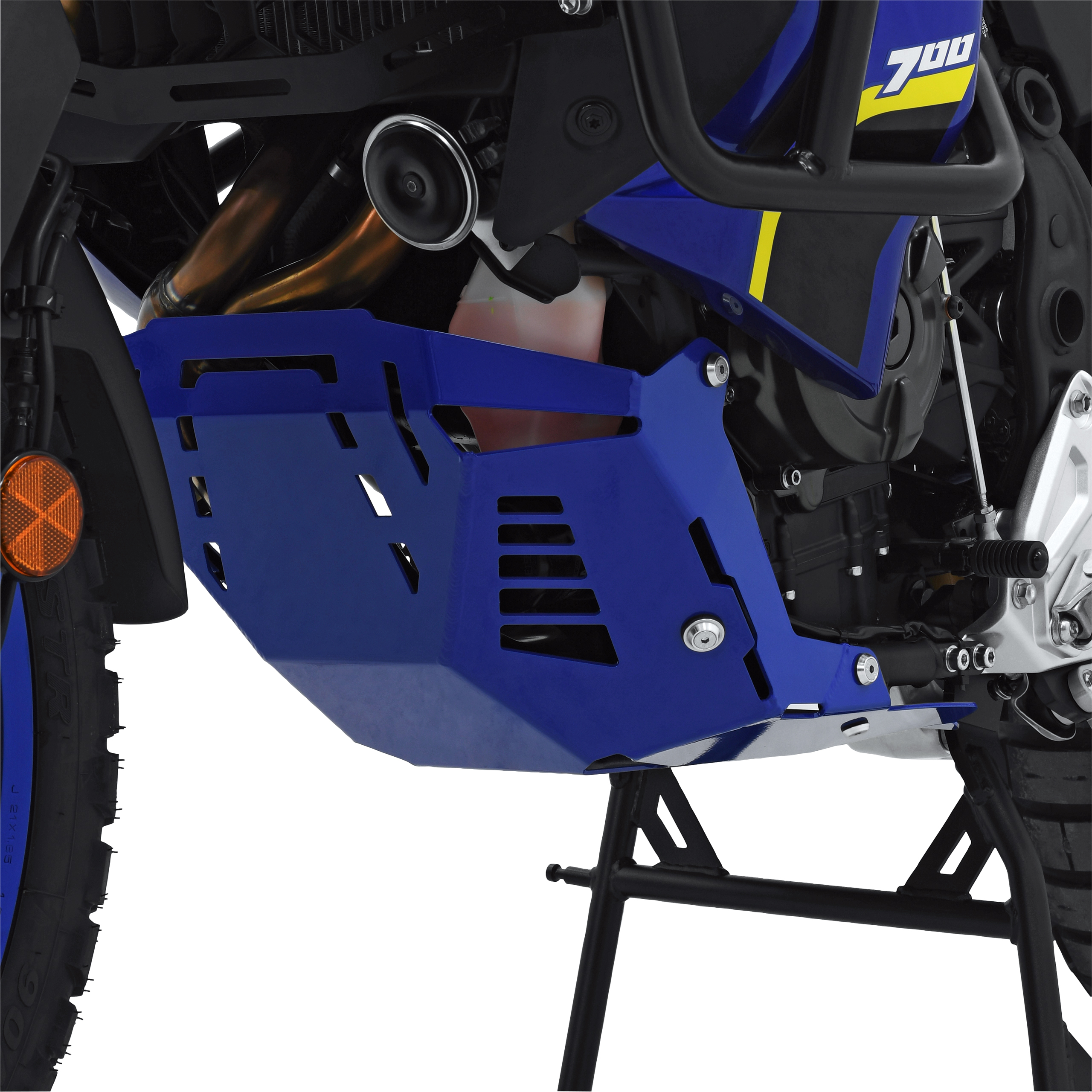 Zieger Motorschutz Alu blau für Yamaha Tenere 700 World Raid - Motorradteile & Ersatzteile - Verkleidungen & Abdeckungen