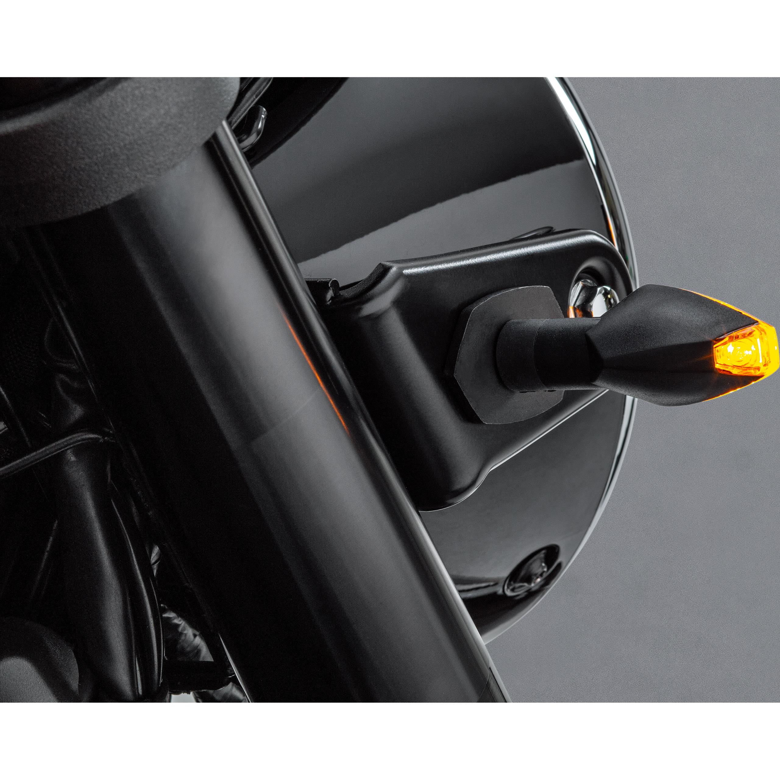 HIGHSIDER smart-LED Blinkerpaar Peak M10 kurz schwarz, klares Glas-5706411020000914