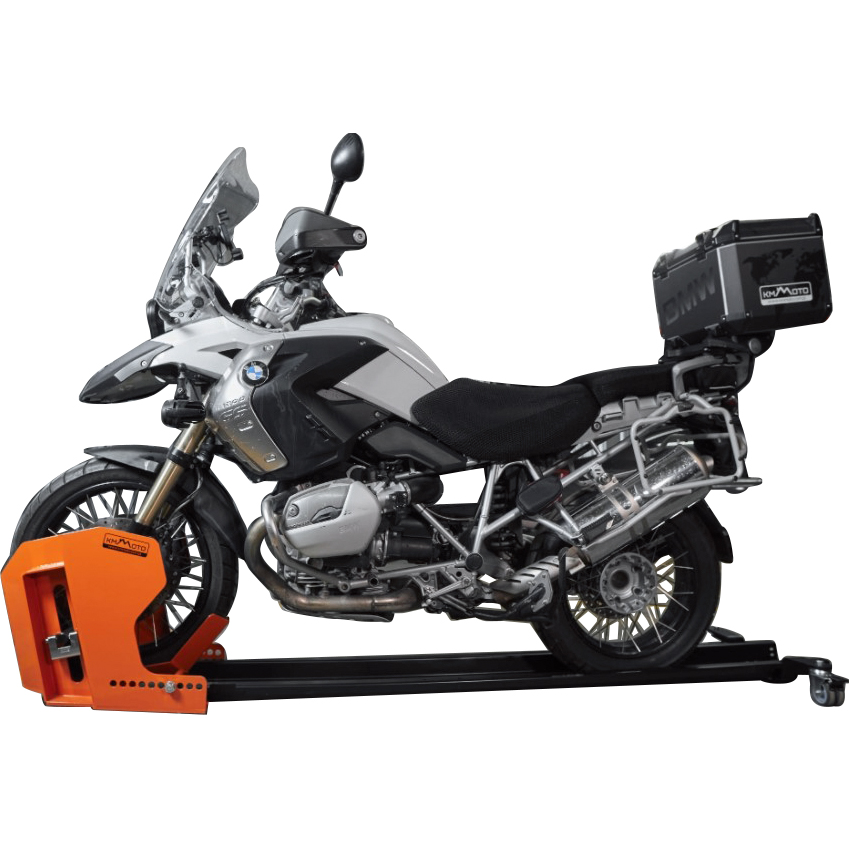 KMMoto-Abstellschiene Rotary mit Vorderradwippe und Schloss-5741291151000000