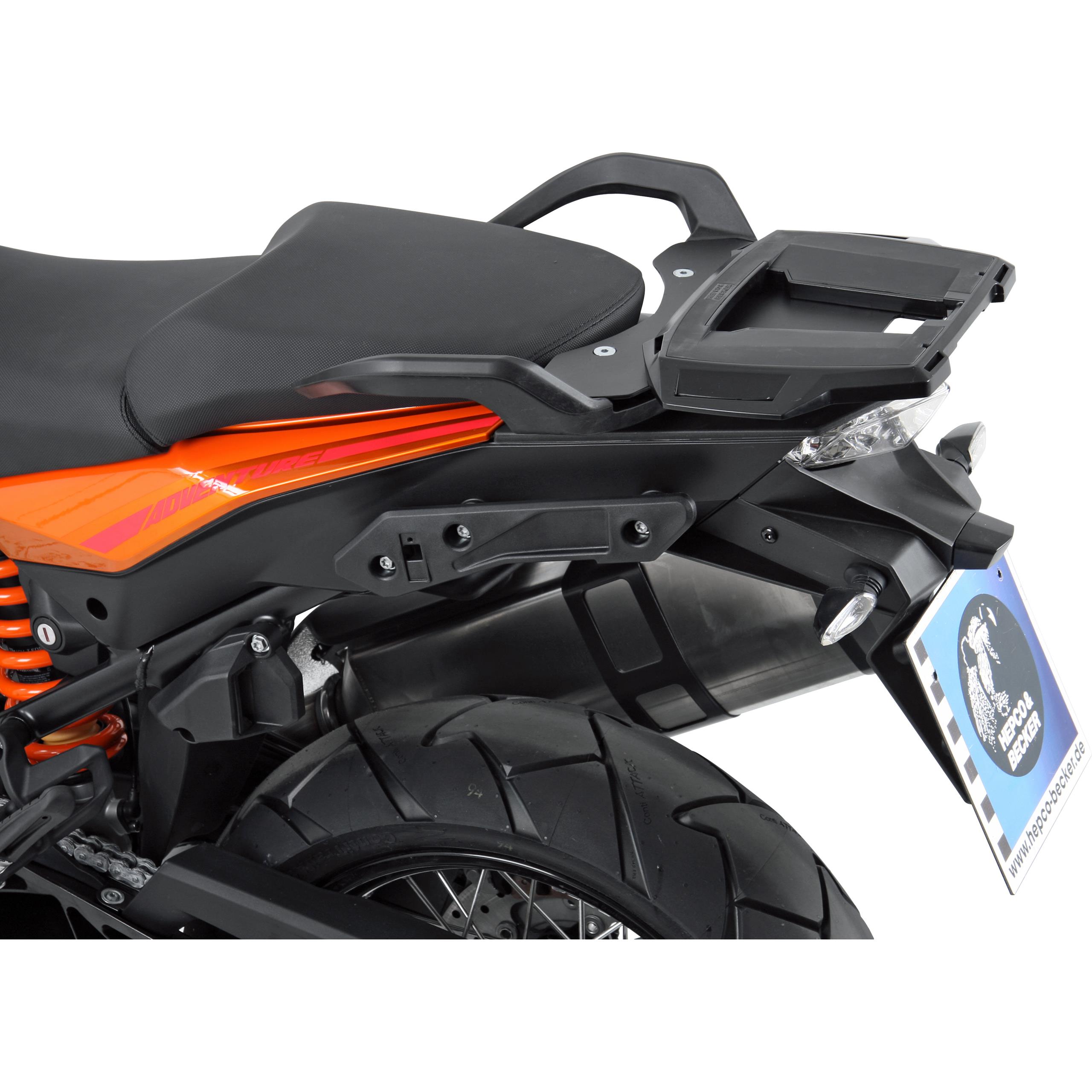 Hepco & Becker Alurack Gepäckbrücke schwarz für KTM 1050/1190 Adventure /R - Motorradzubehör - Motorradgepäck