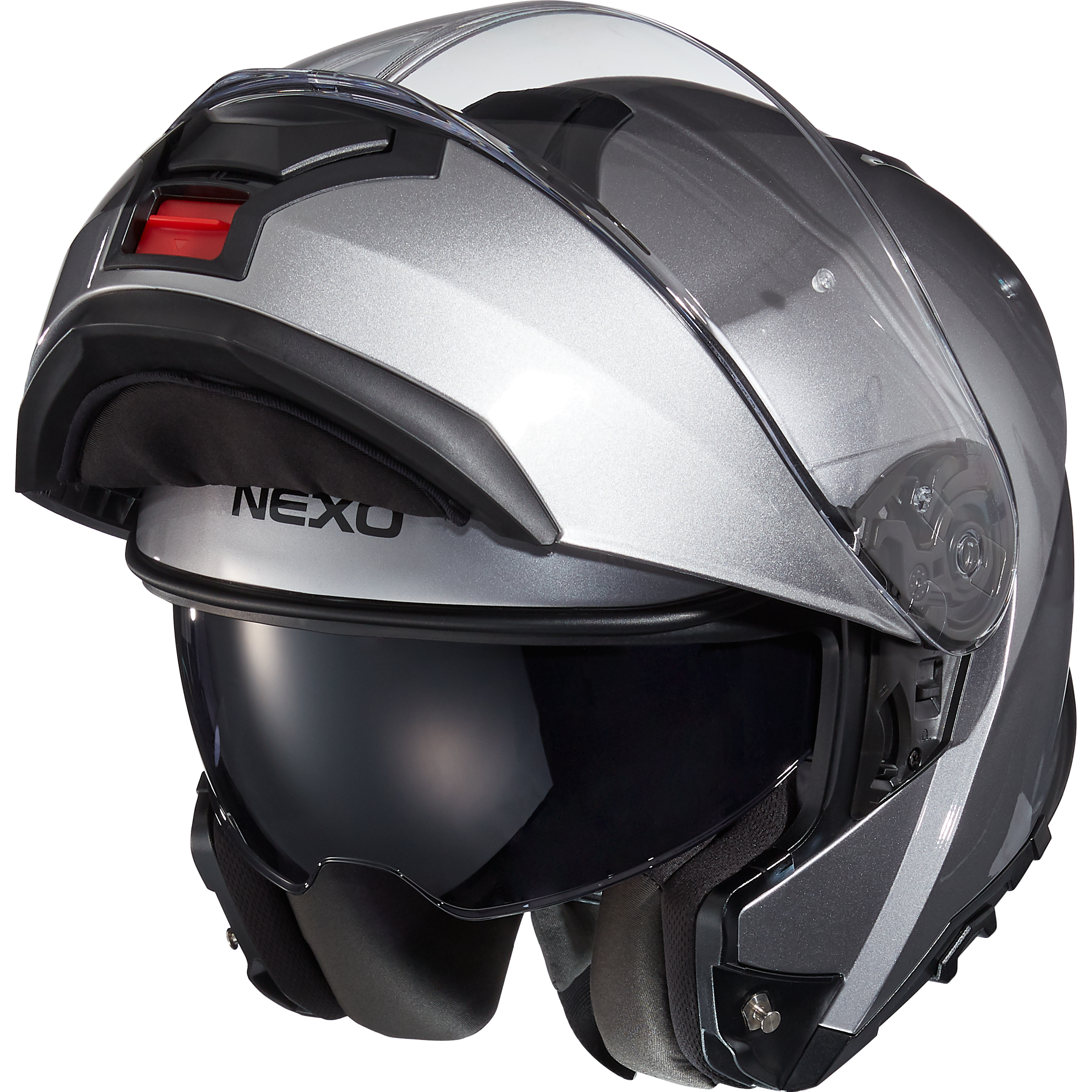Nexo Klapphelm Comfort II silber S - Helme & Brillen - Motorradhelme