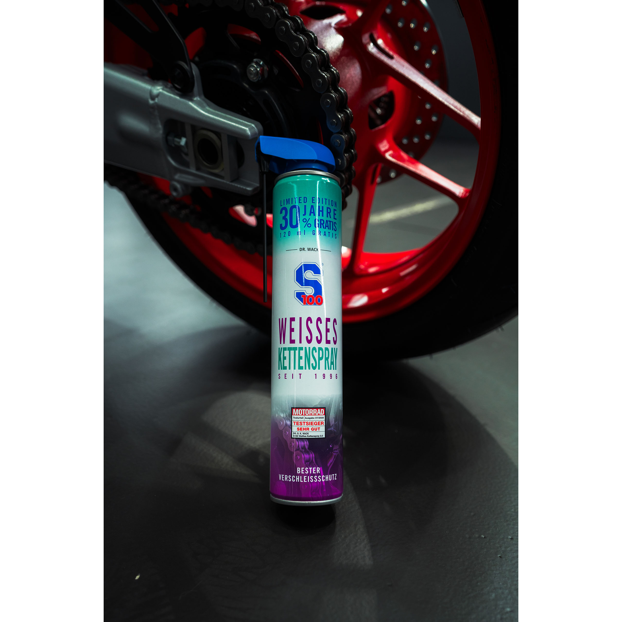 S100-Weißes Kettenspray Jubiläumsedition 520 ml-0002262238000078
