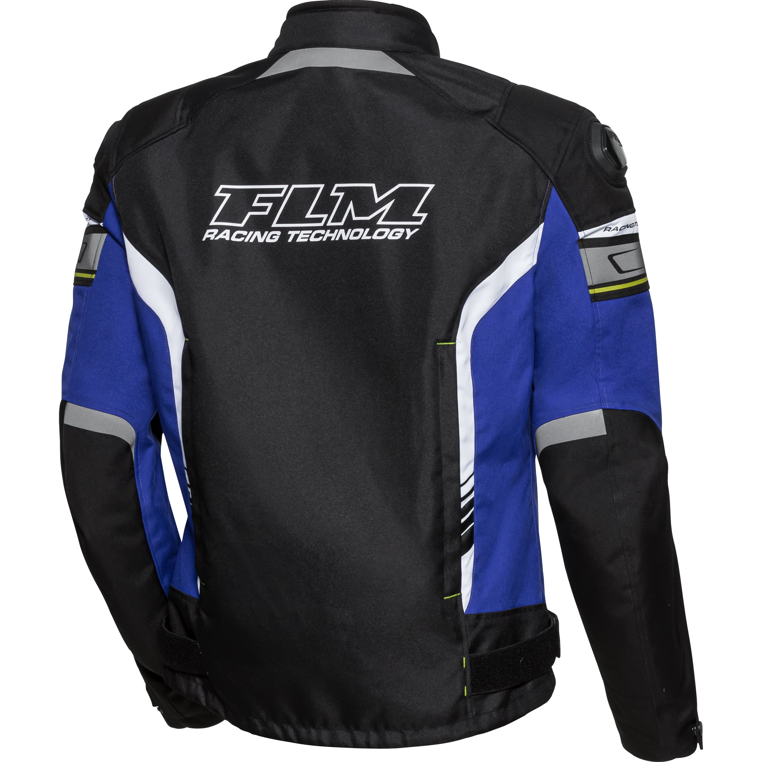 FLM-Octane Textiljacke schwarz/blau/weiß/gelb-2016611999009