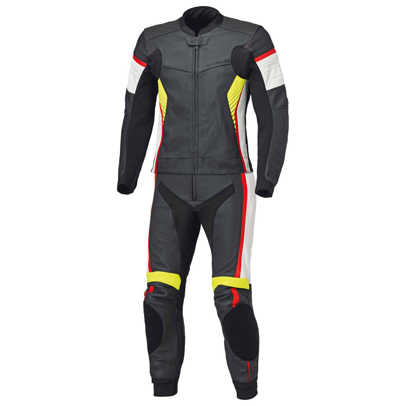 Held-Spire 2 Lederkombi 2-tlg. schwarz/weiß/rot 48-0001732999035305